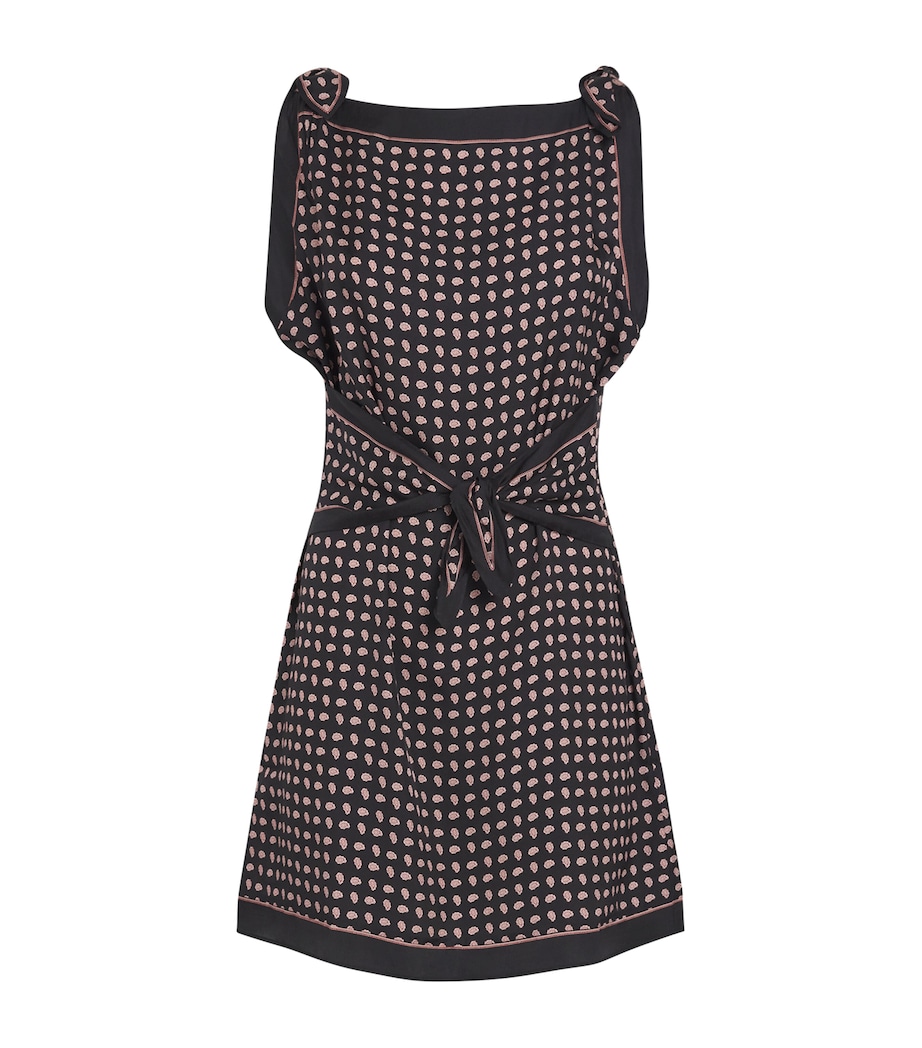 Silk-Blend Millane Mini Dress NOIR CRDINL FOULARD Image 1