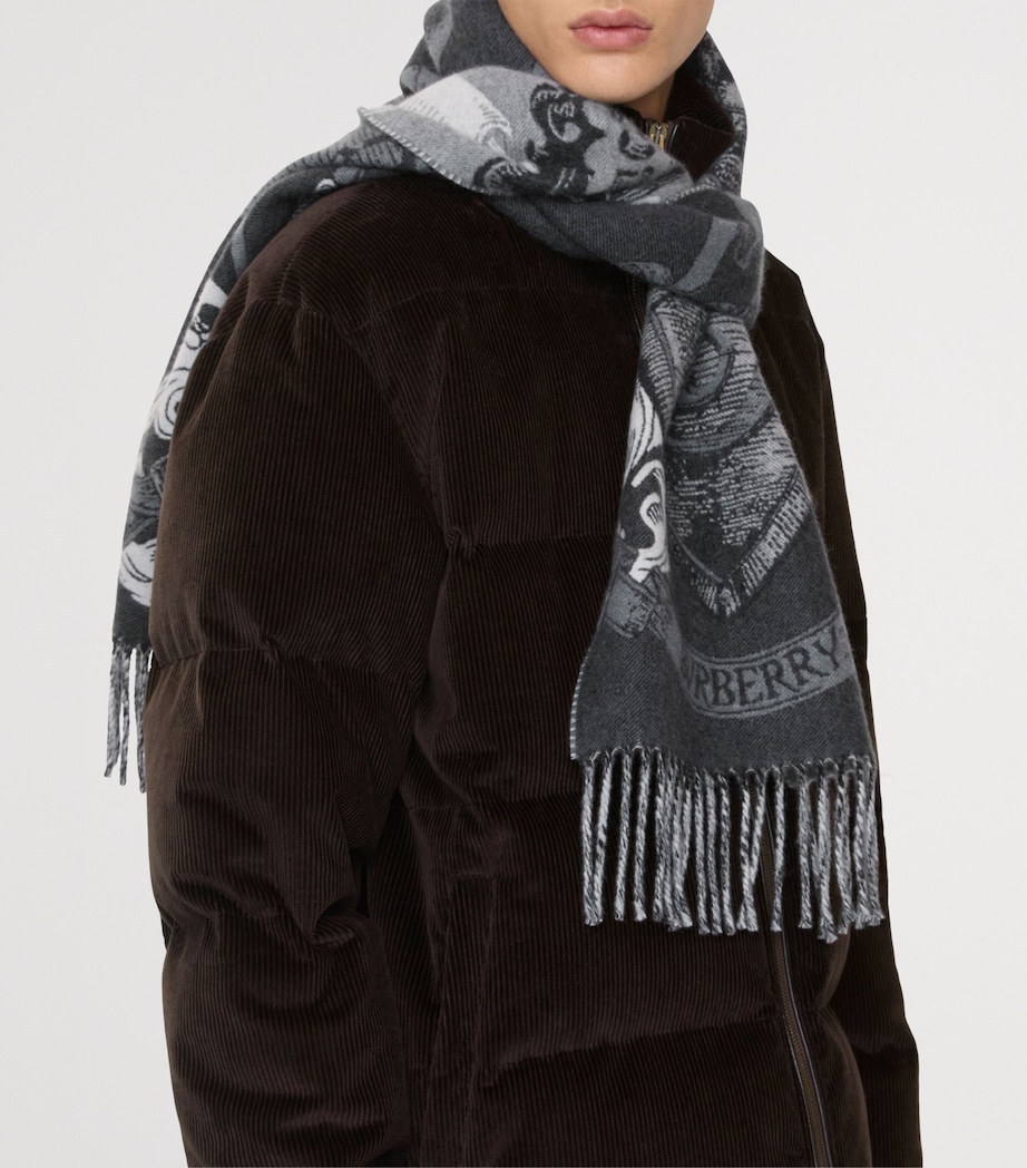 Cashmere EKD Scarf MONOCHROME Image 6