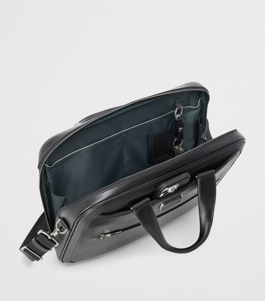 Leather Arrivé Hannover Slim Briefcase BLACK 1041 Image 3