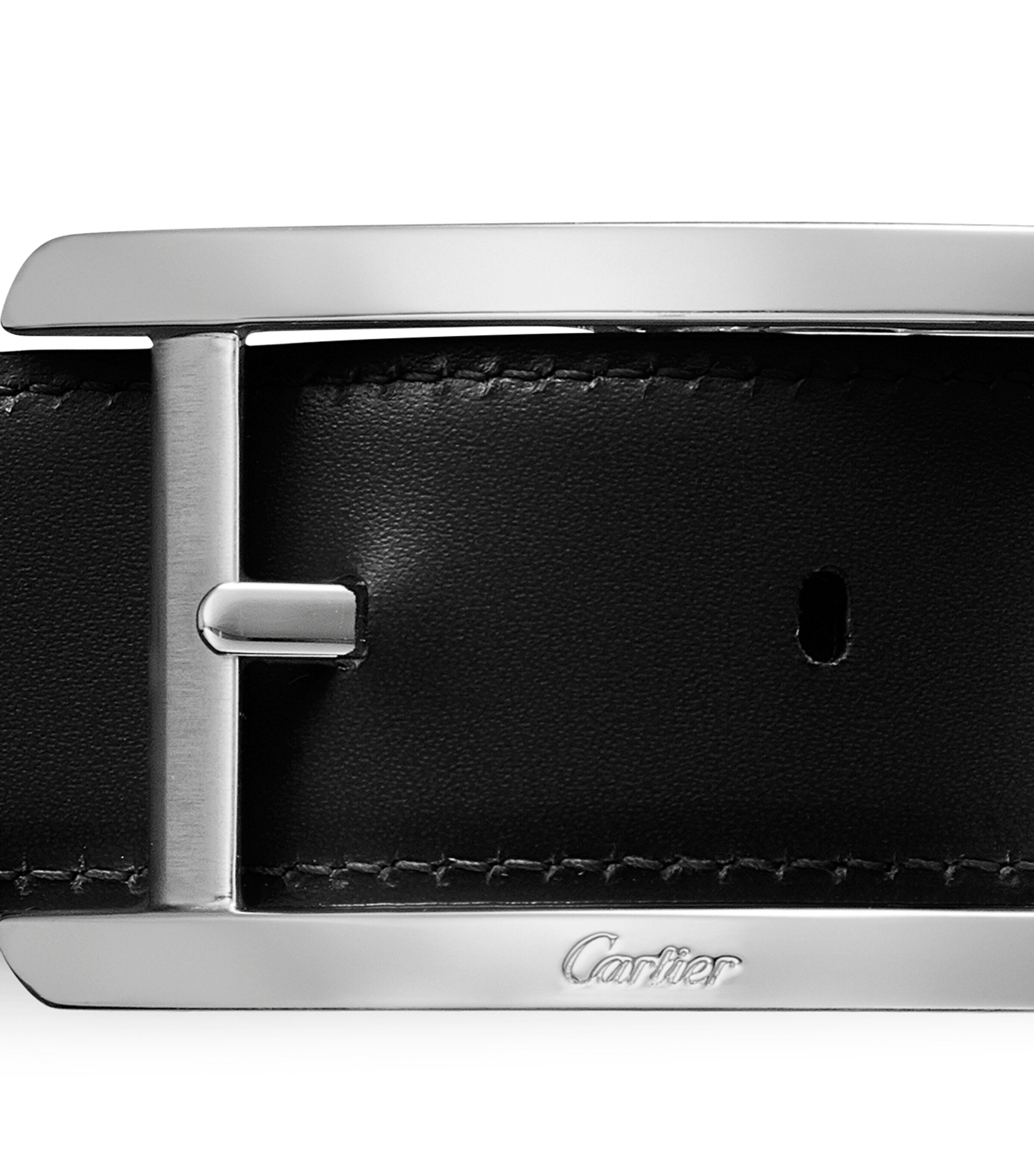Cartier Leather Tank de Cartier Belt Black Image 4