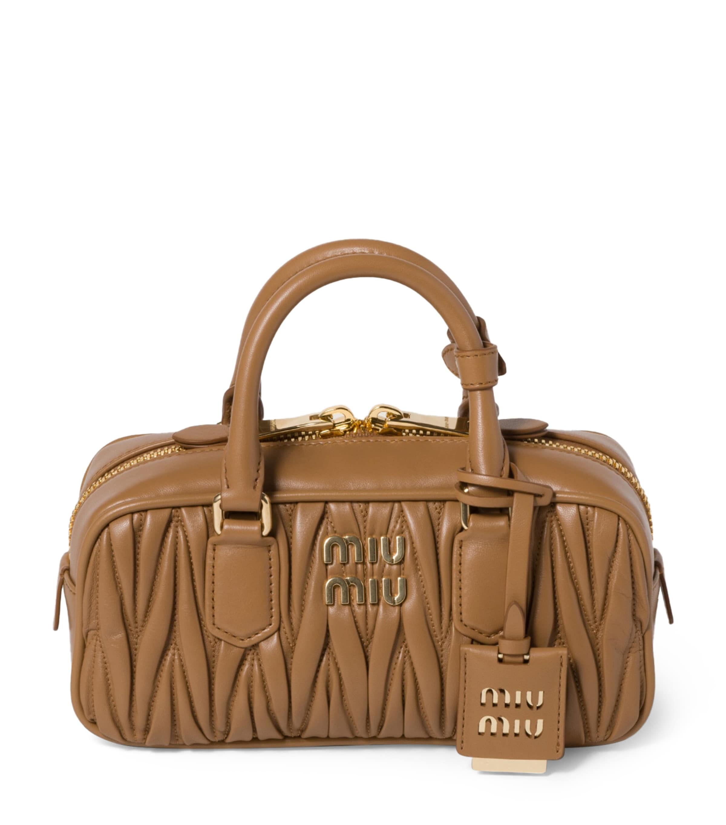 Matelassé Leather Arcadie Top-Handle Bag F098L Image 1