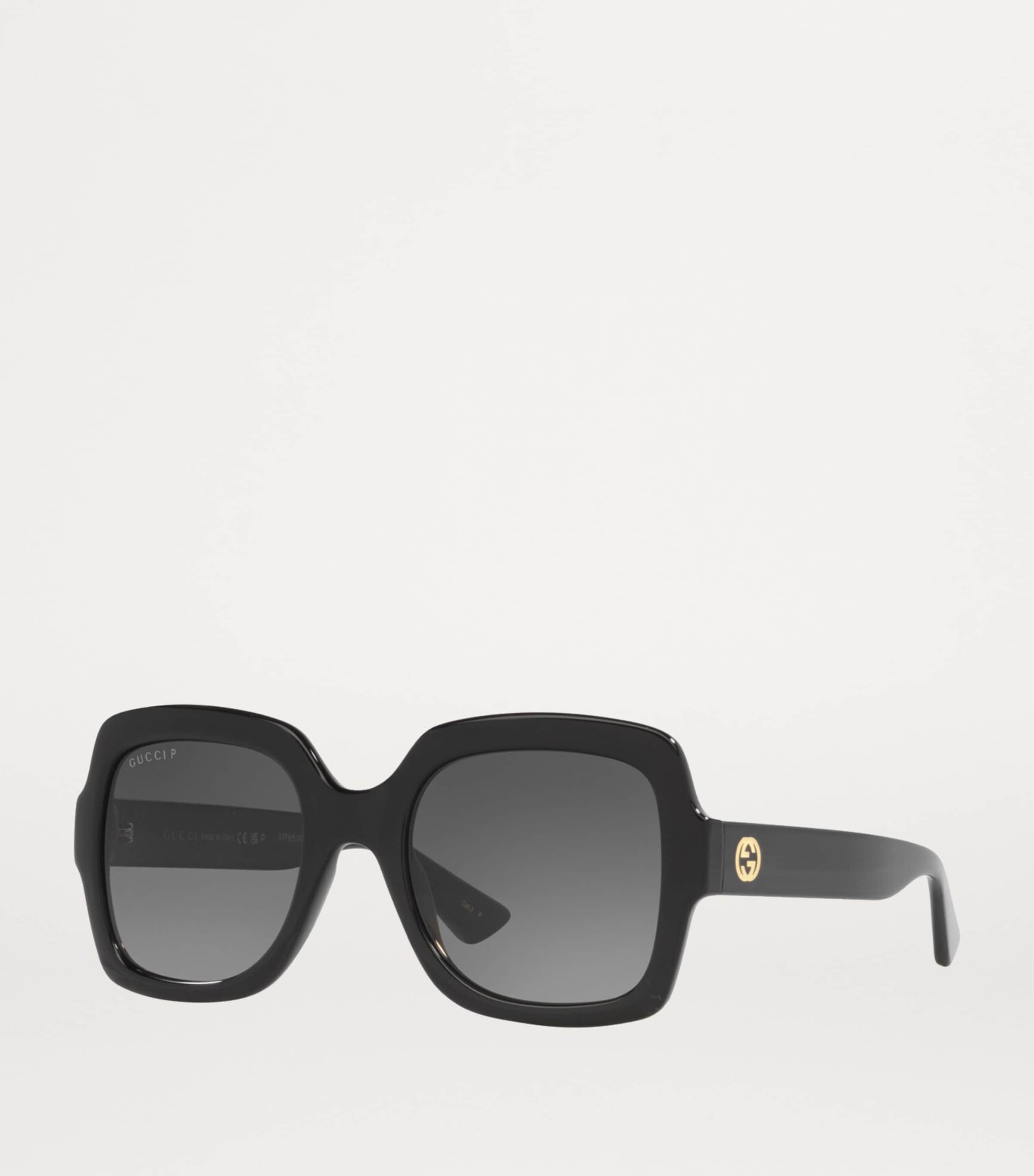 Gucci Black Injected 0GC002057 Sunglasses | Harrods UK