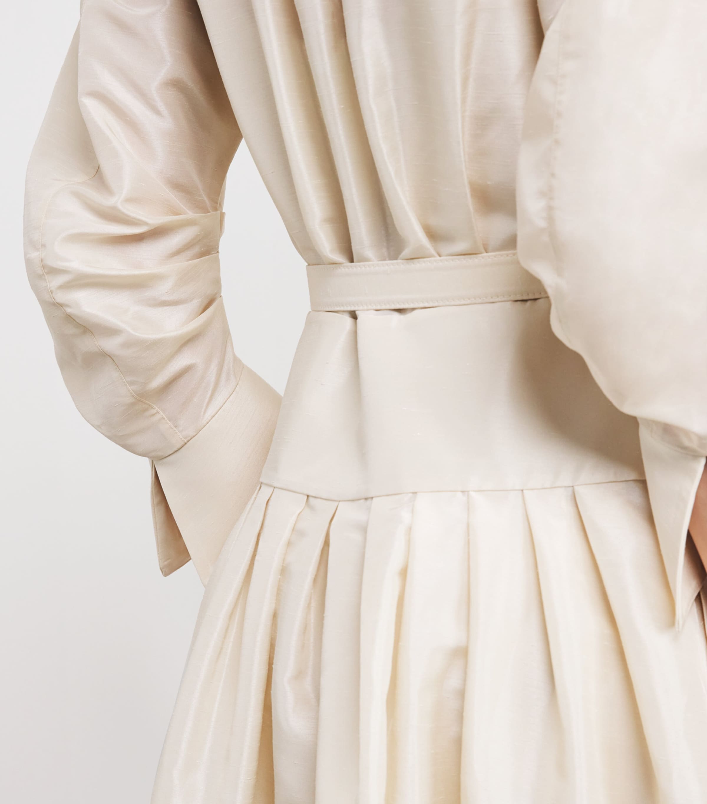 Rebecca Vallance Taffeta Maple Midi Shirt Dress | Harrods UK