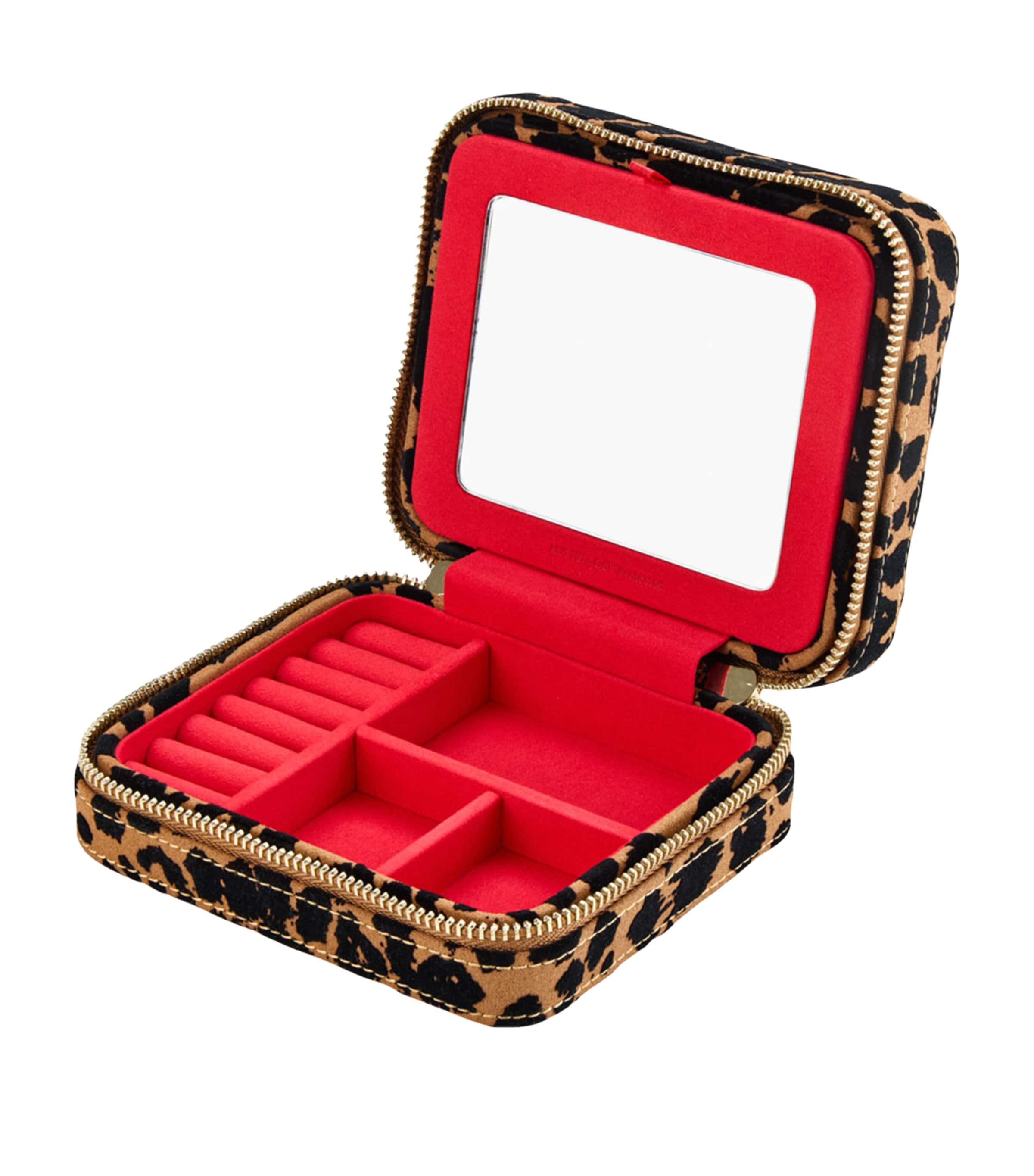 Nubuck Savanna Travel Jewellery Case TAN Image 5