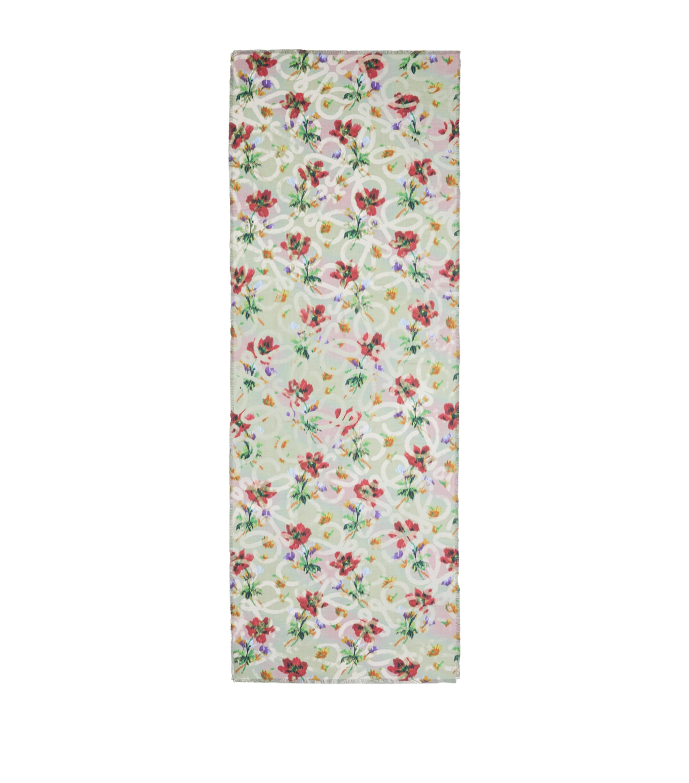 Cashmere-Silk Scarf SAGE MULTICOLOR Image 1