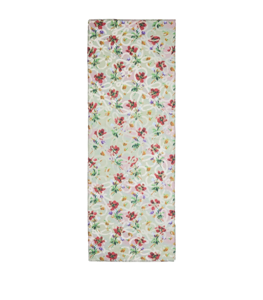 Cashmere-Silk Scarf SAGE MULTICOLOR Image 1