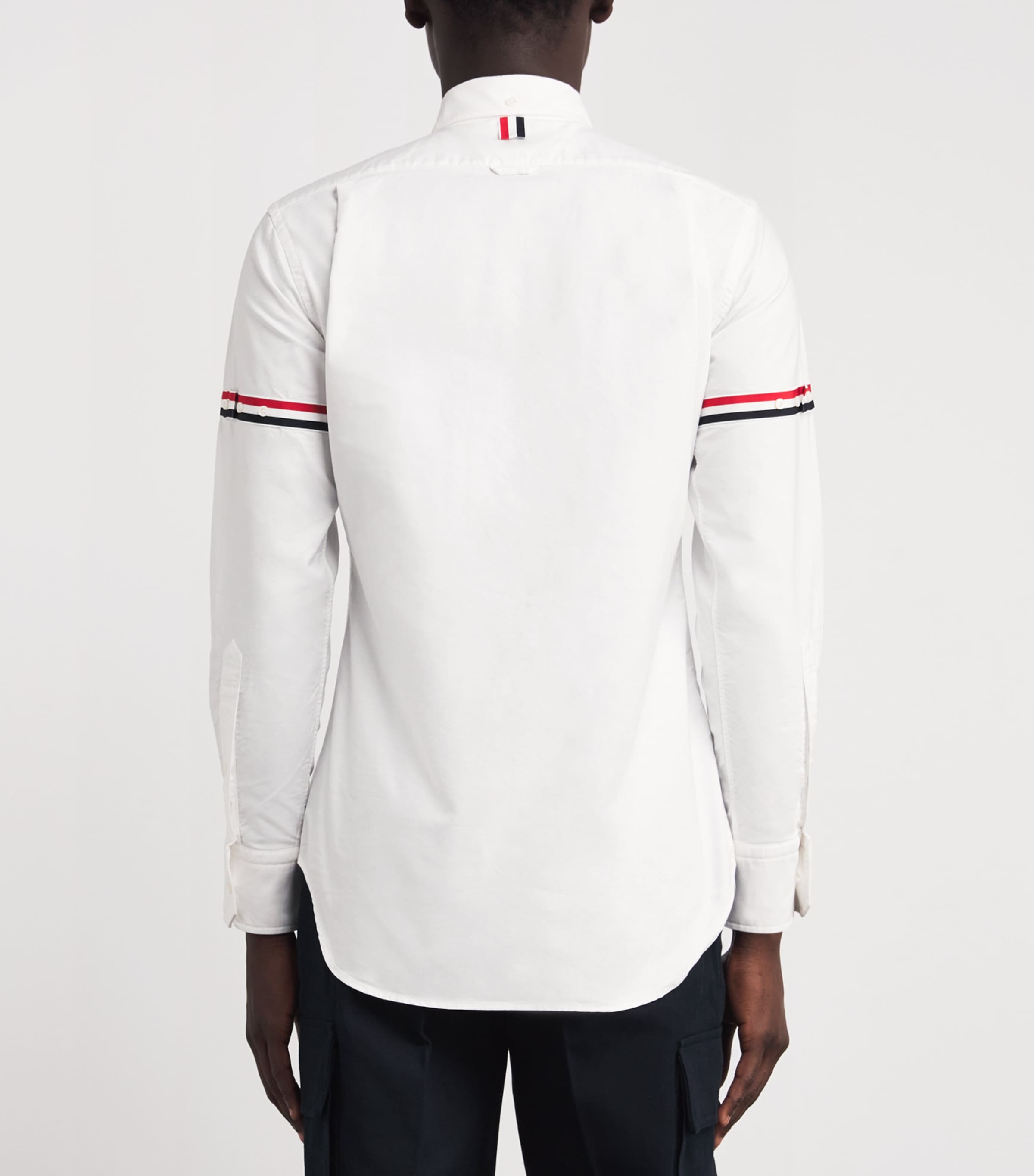 4-Bar Stripe Shirt WHITE Image 4
