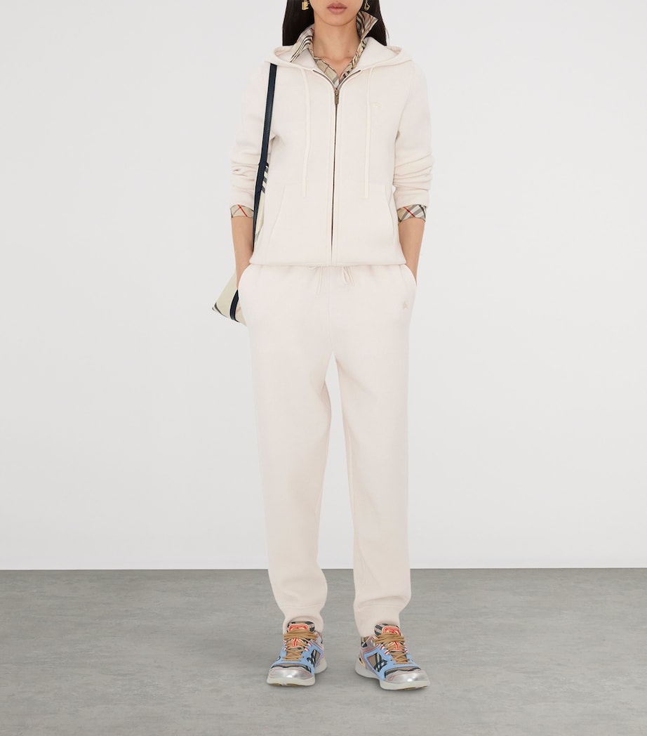 Cashmere-Blend Sweatpants CHALK Image 2