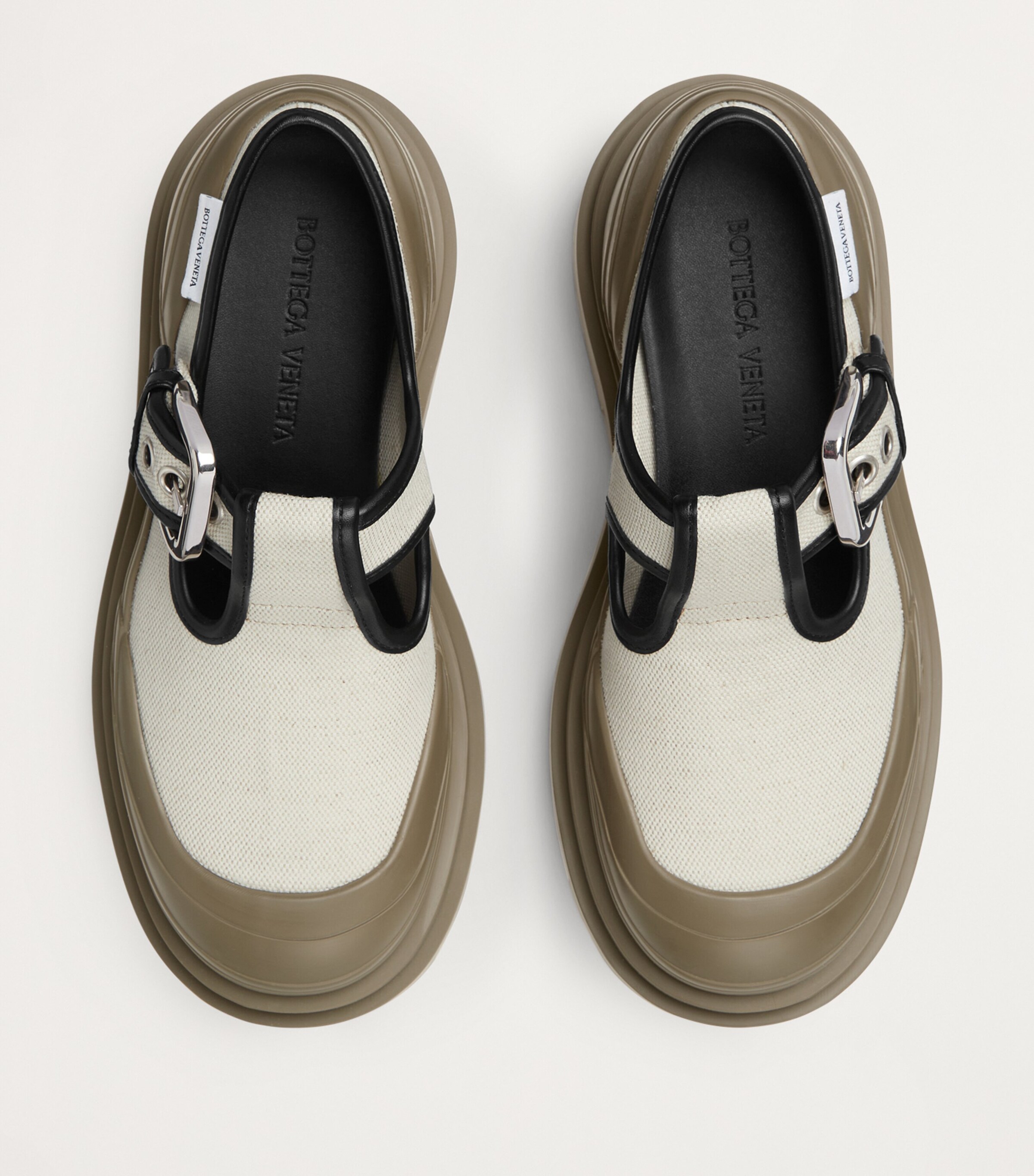 Bottega Veneta White Trek Mary Jane Shoes 70 | Harrods US