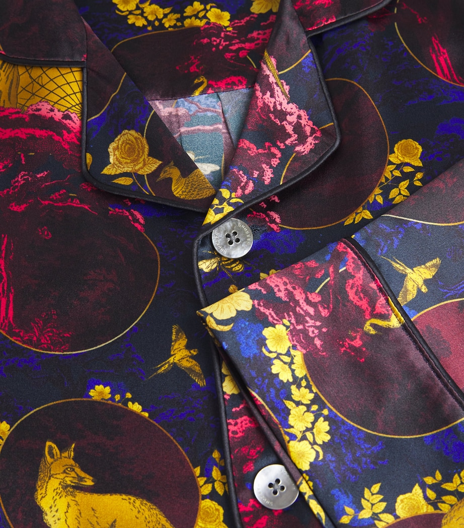 Silk Toile Pyjama Set MULTI Image 5