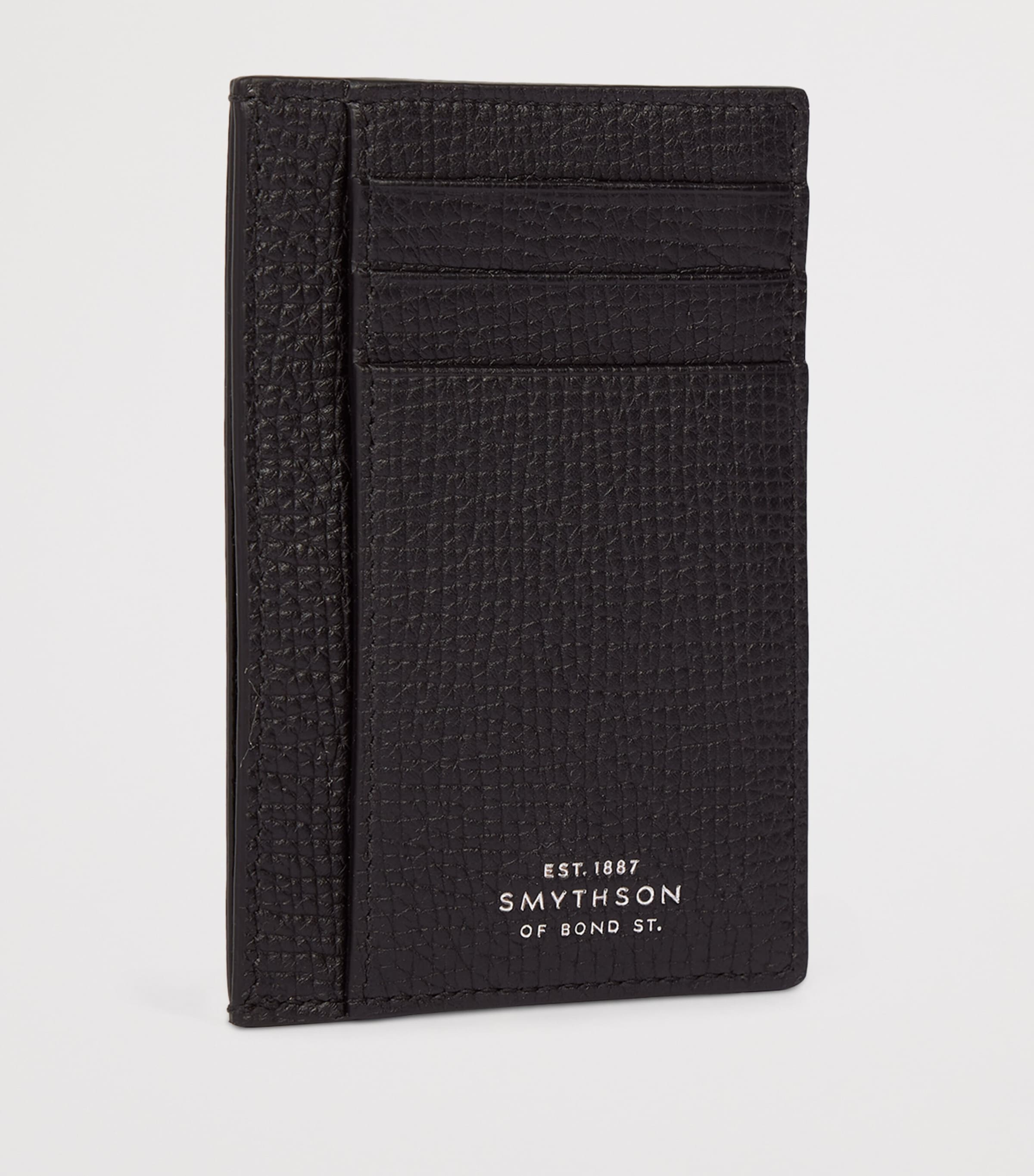 Smythson Calfskin Ludlow Card Holder Blk Image 2