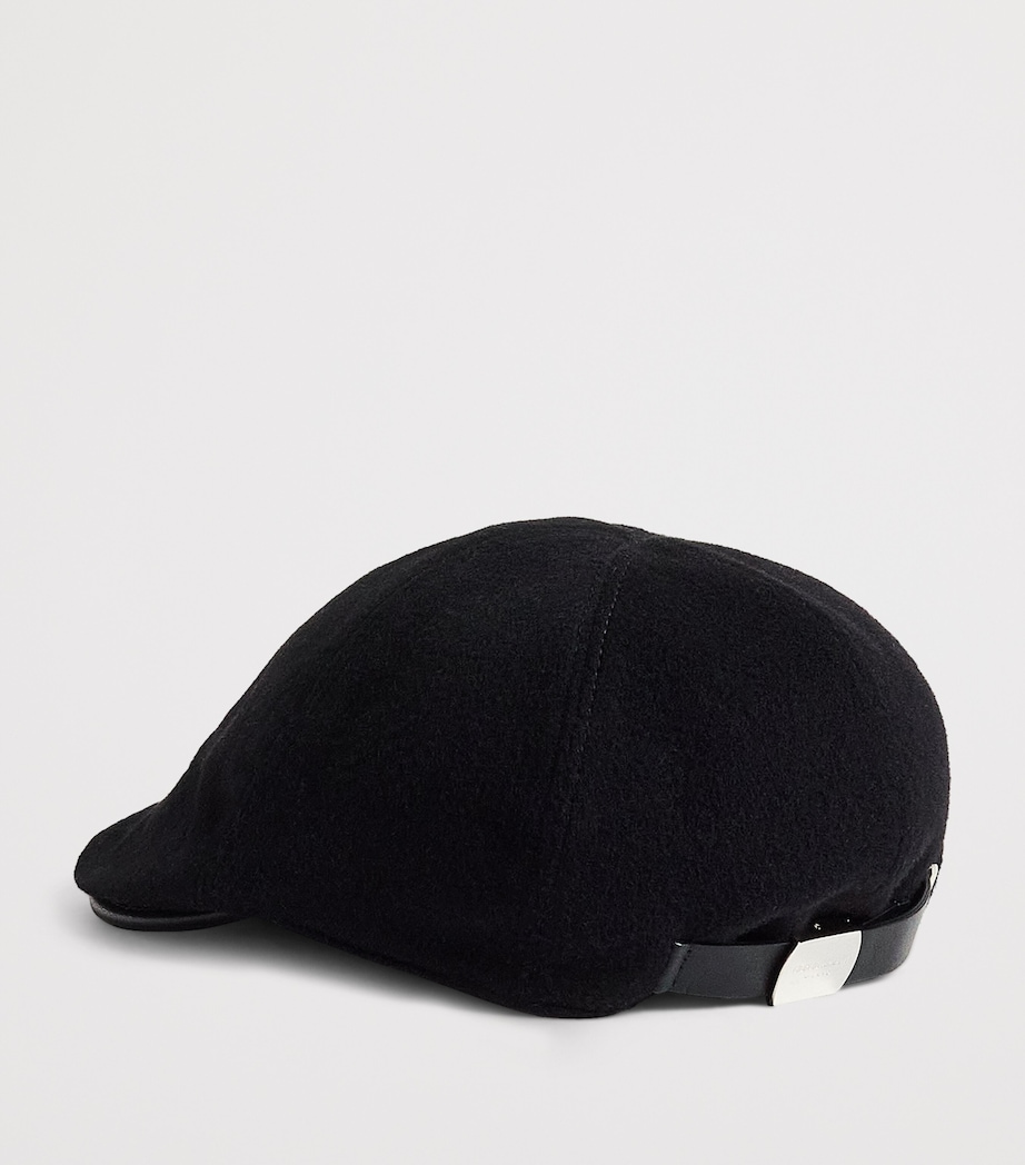 Giorgio Armani Wool-Blend Flat Cap Image 3