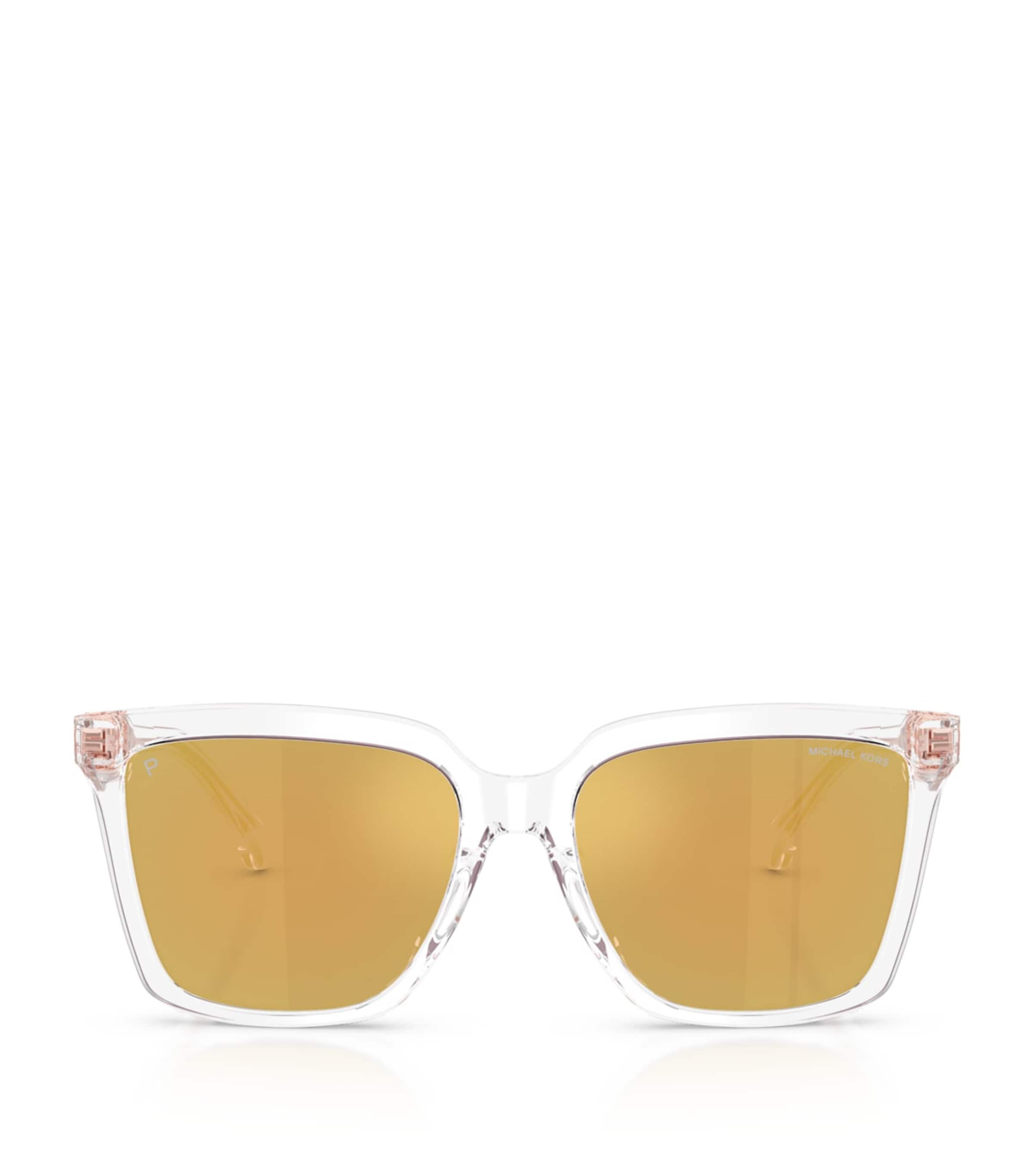 Michael Kors Menaggio Square Sunglasses Clear Image 1