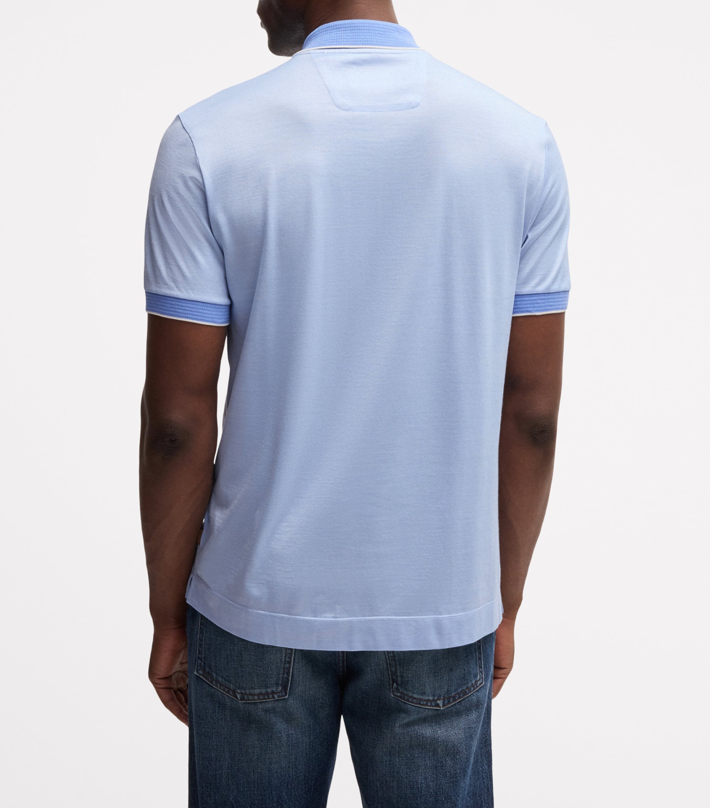 Cotton-Silk Polo Shirt 447 Image 3