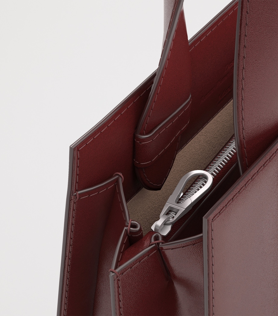 Max Mara Micro Quilted Whitney Top-Handle Bag Red Image 7