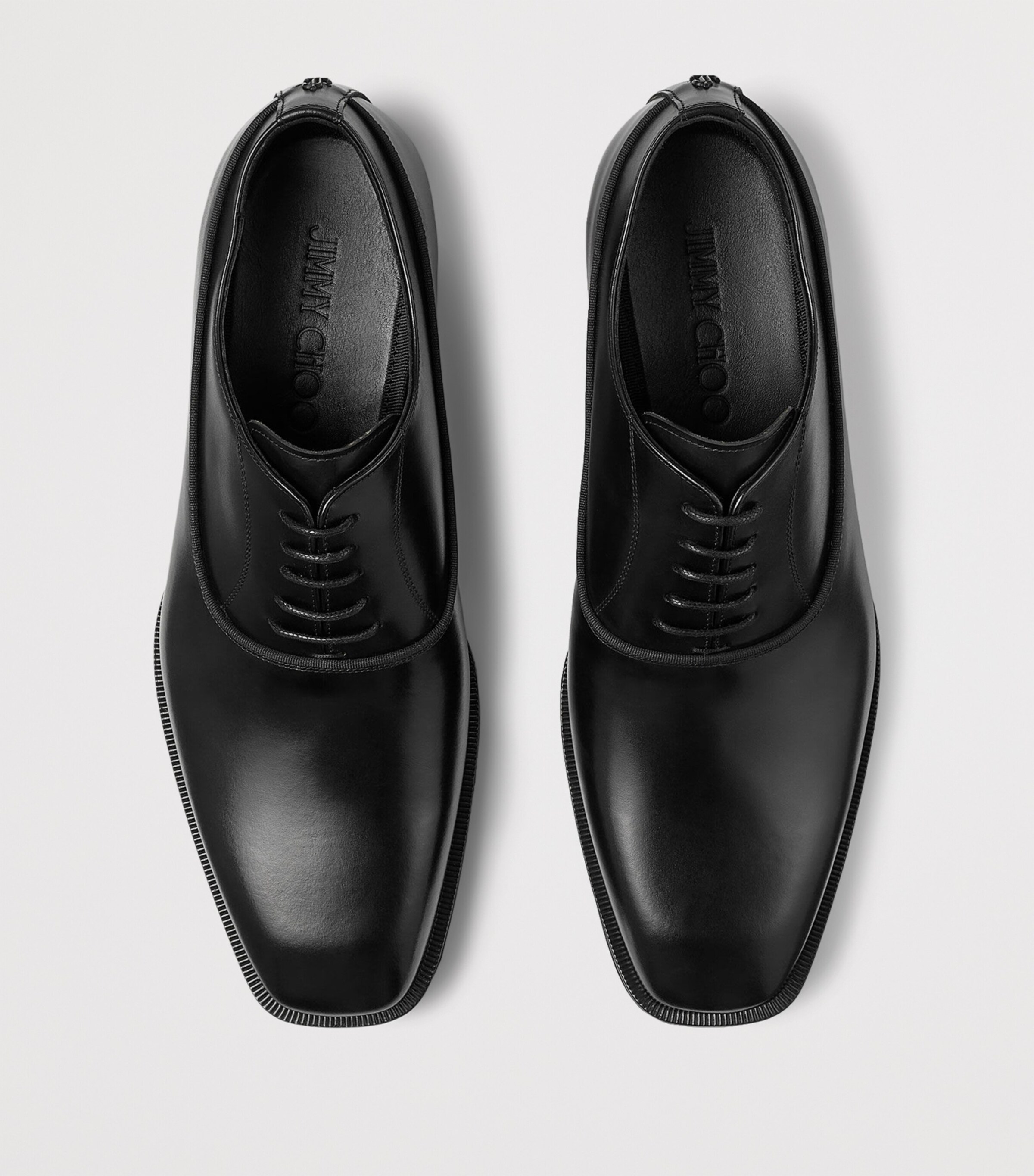 Foxley Leather Oxford Shoes BLACK Image 3