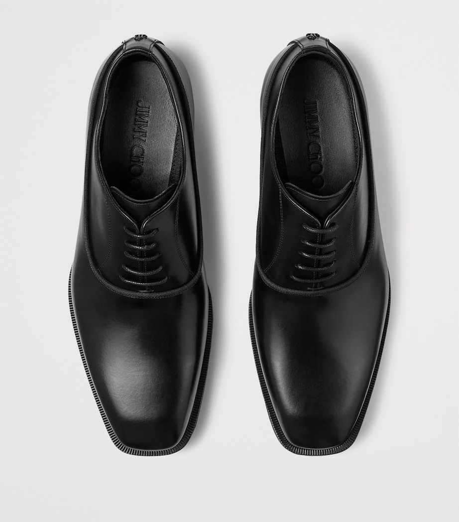 Foxley Leather Oxford Shoes BLACK Image 3