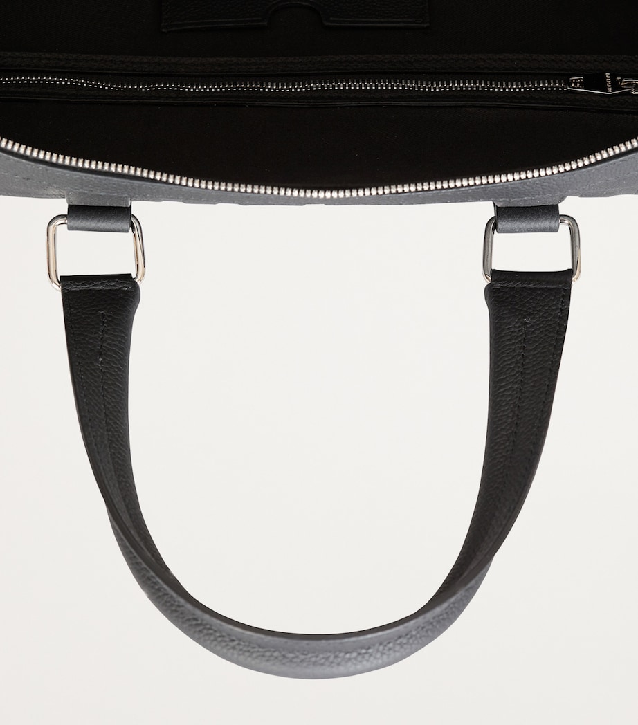 Balmain Leather PB Monogram Holdall Noir Image 4