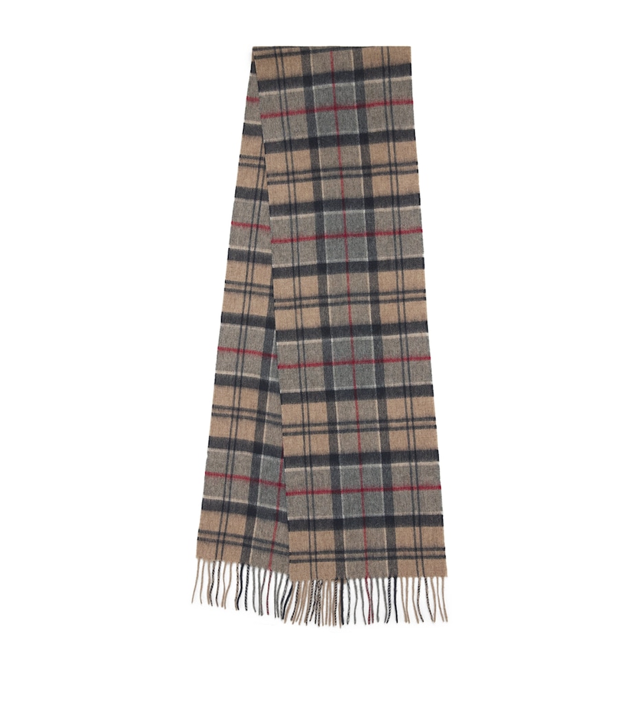 Wool-Cashmere Tartan Scarf DRESS Image 1
