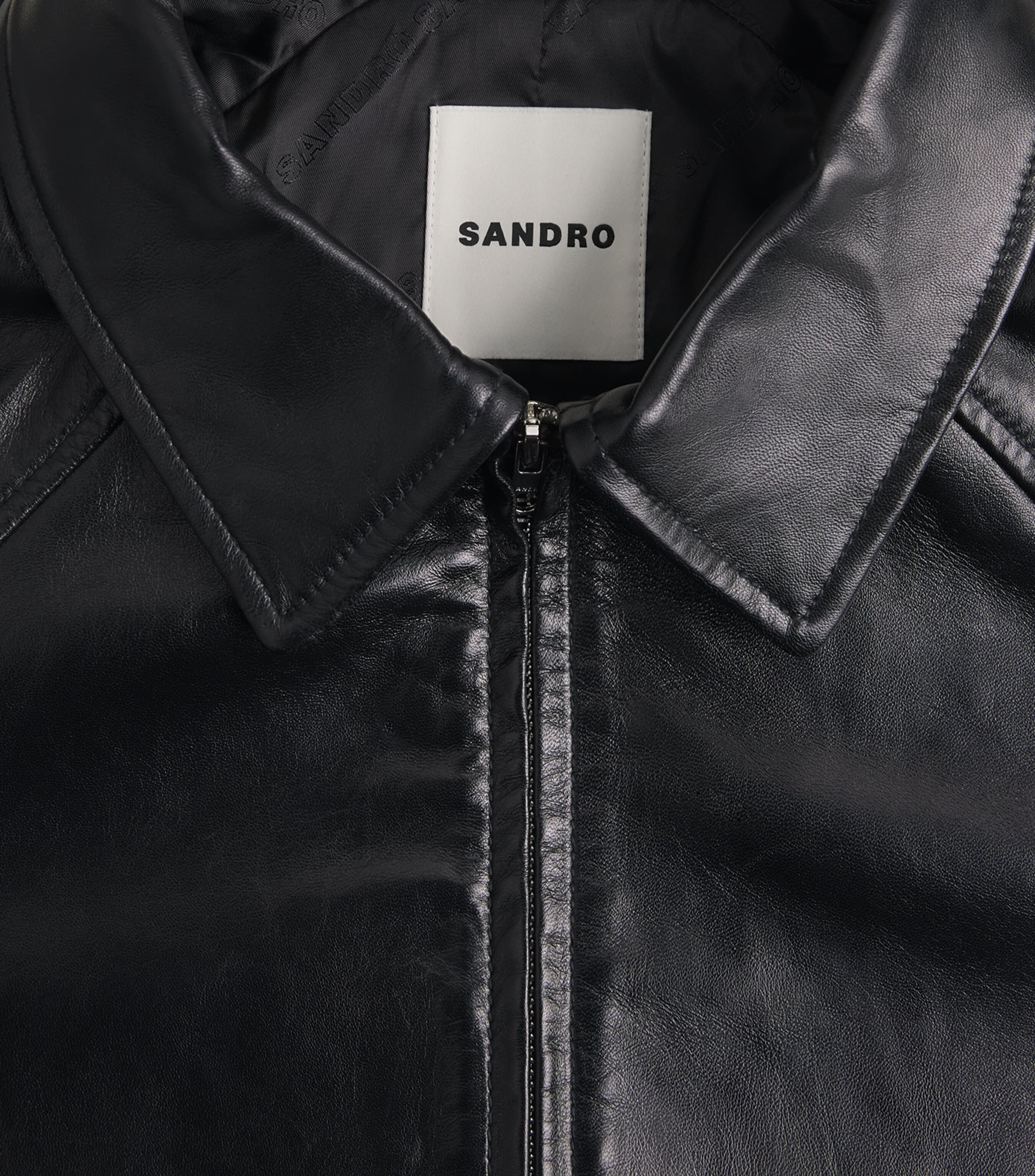 Leather Jacket BLACK Image 6