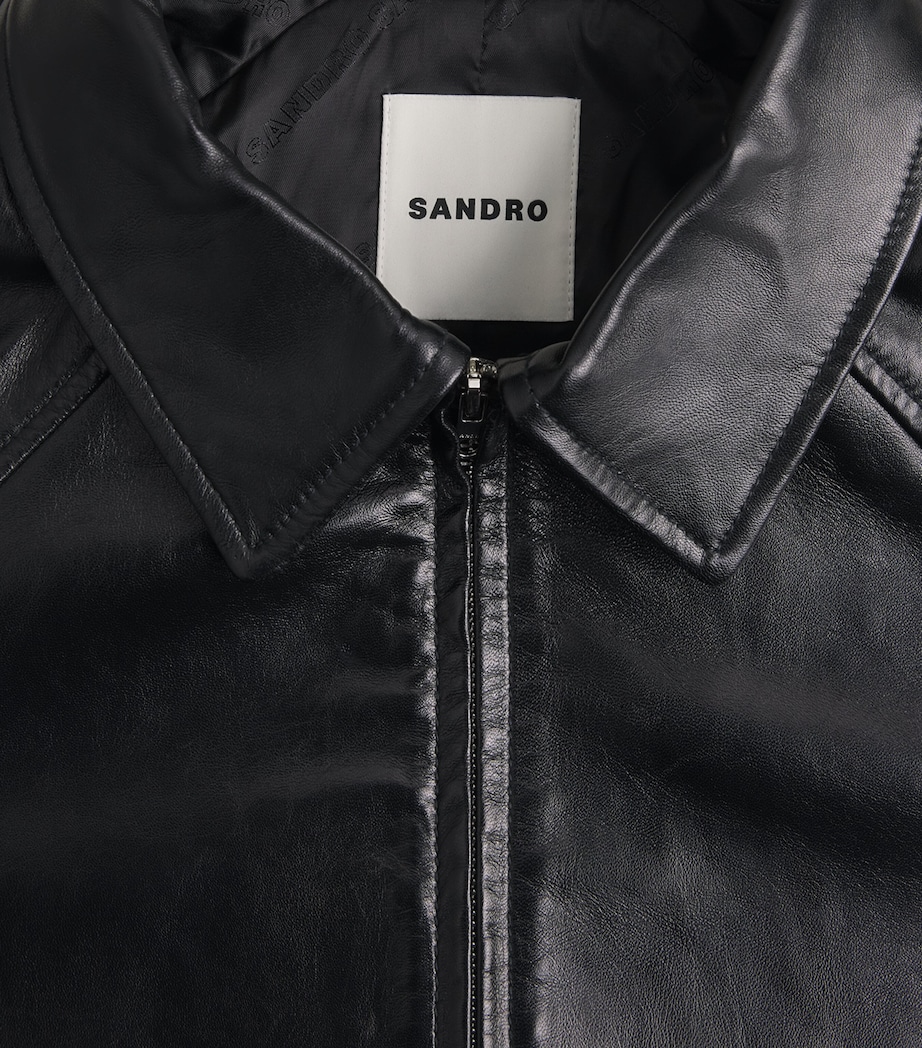 Leather Jacket BLACK Image 6