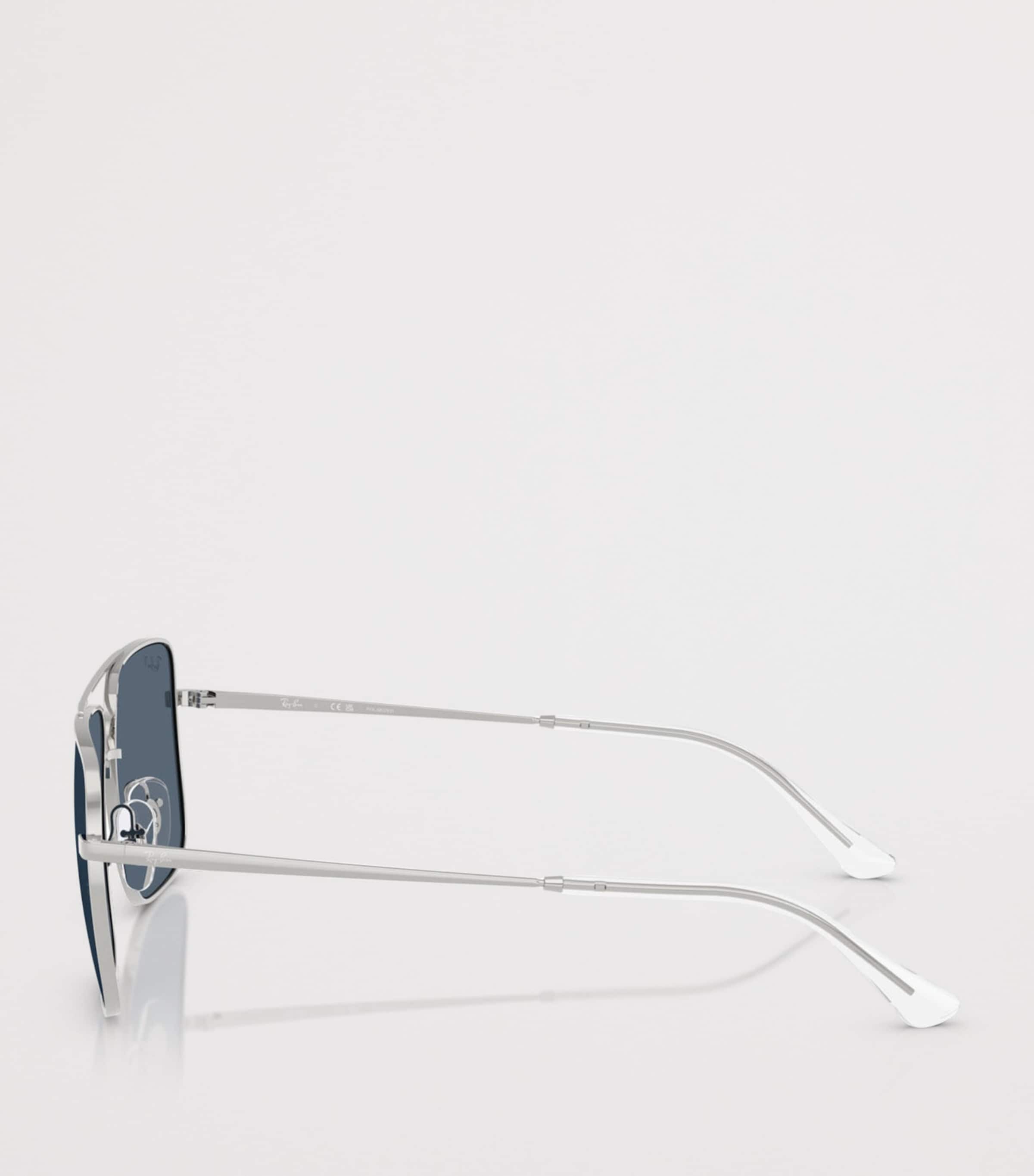 Ray-Ban RB3758 Ari Bio-Based Square Sunglasses Silver Image 3