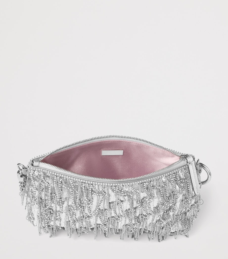 Callie Mini Embellished Shoulder Bag SILVER MIX/SILVER Image 5