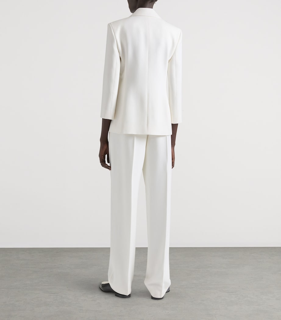 Wool Double-Buttoned Jacket IVORY Image 3