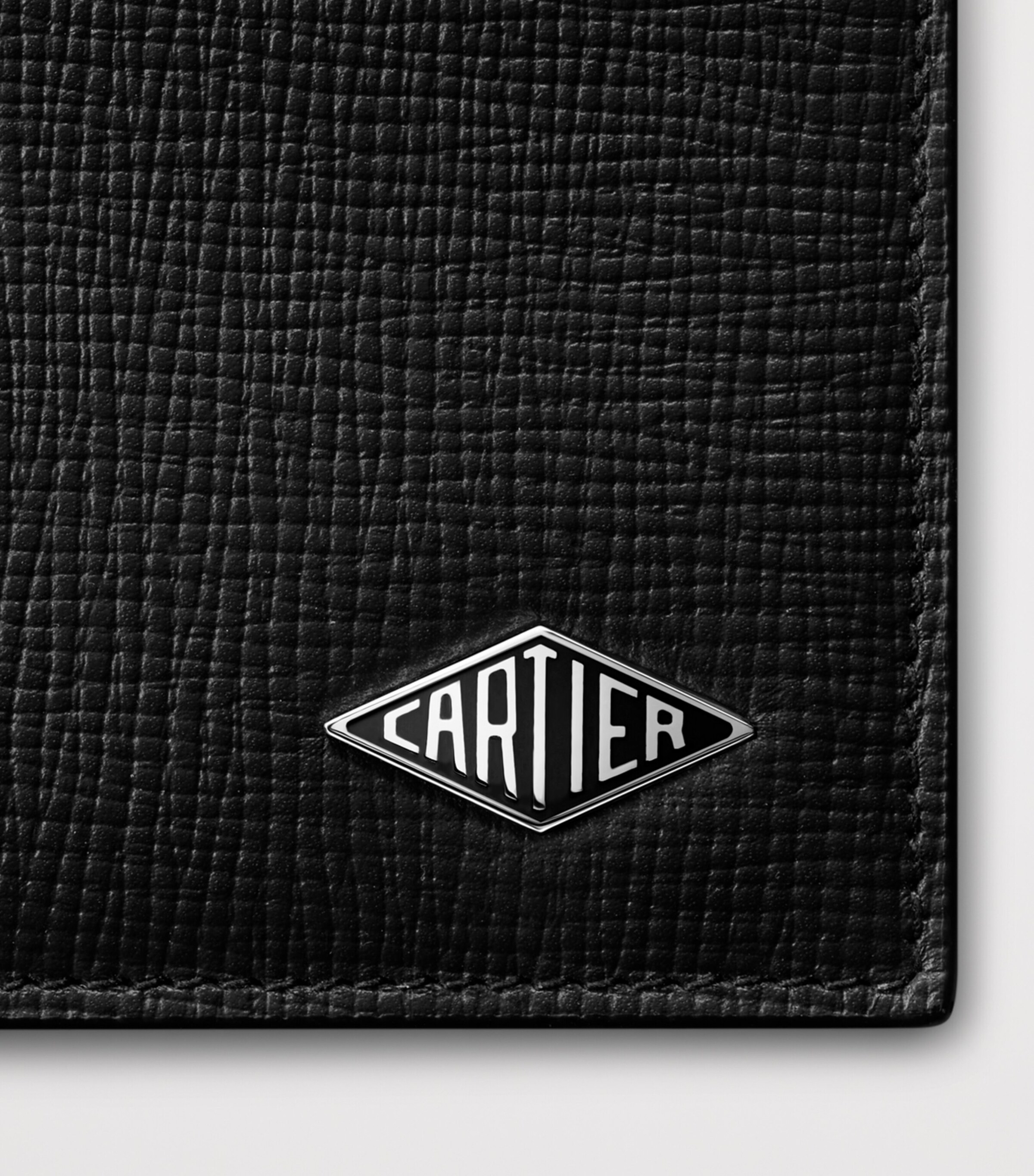 Cartier Leather Losange Card Holder Black Image 4