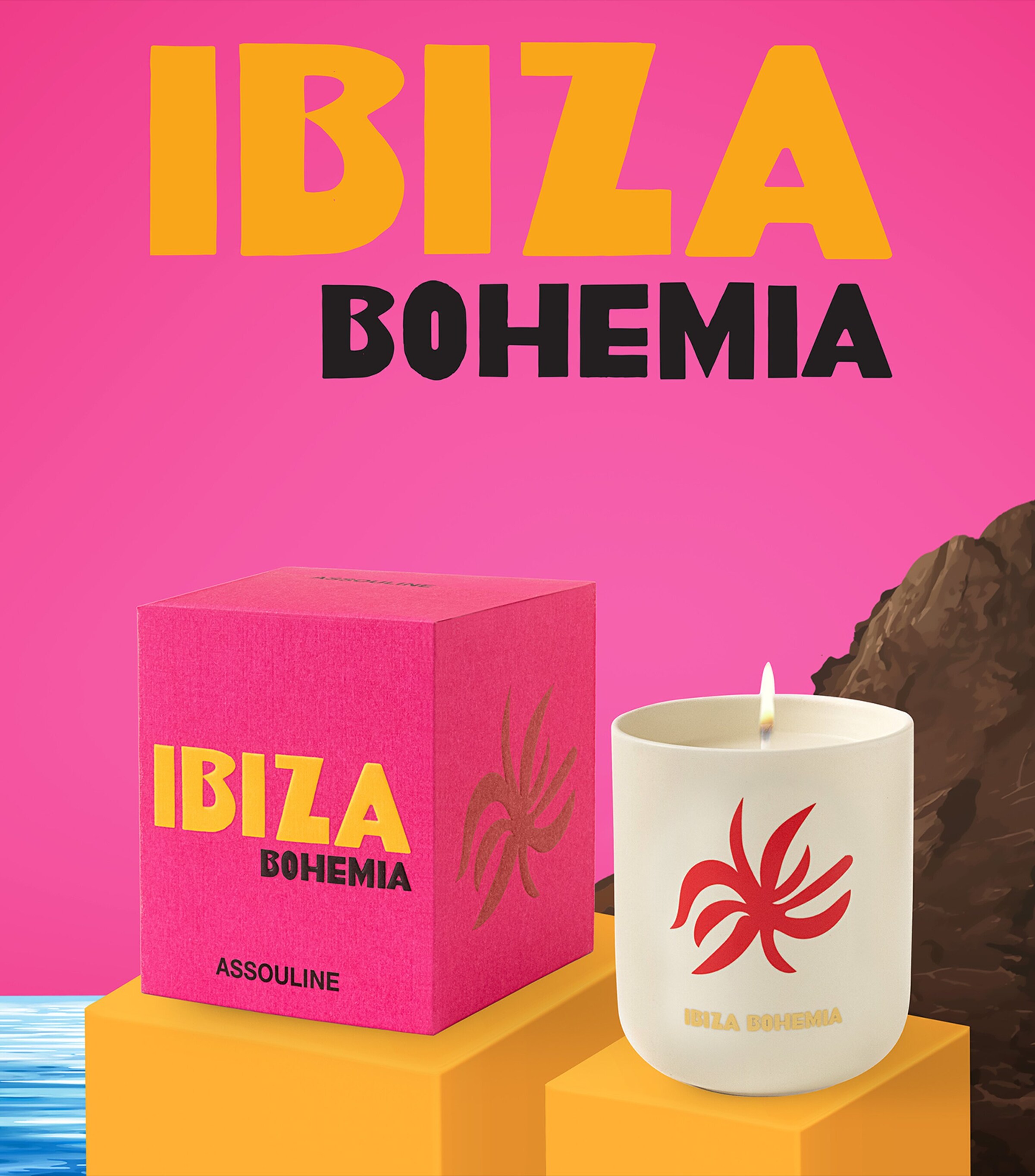 Assouline Ibiza Bohemia Candle (319g) Off White Image 2
