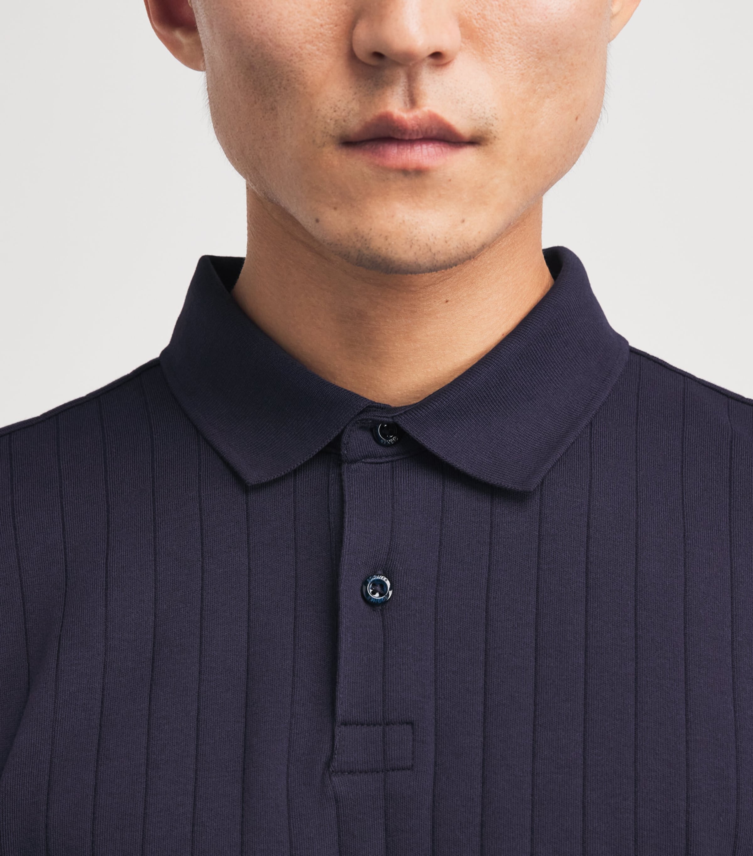 Bogner Mens Cotton Zane Polo Shirt Navy Image 3