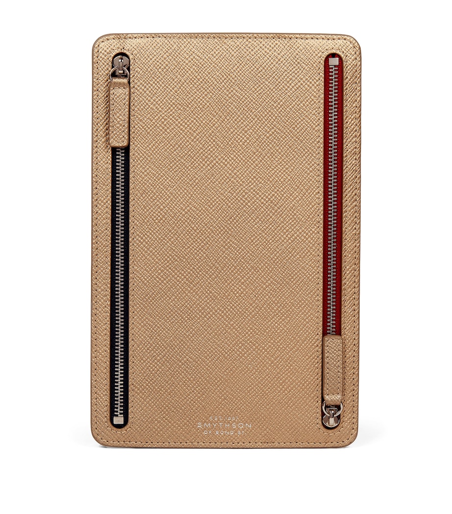 Panama Leather Multi-Zip Wallet BRONZE Image 1