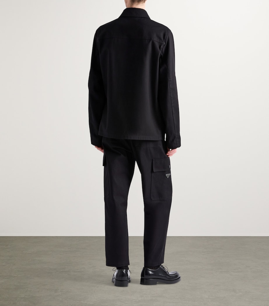 Cotton Cargo Trousers F0002 Image 5