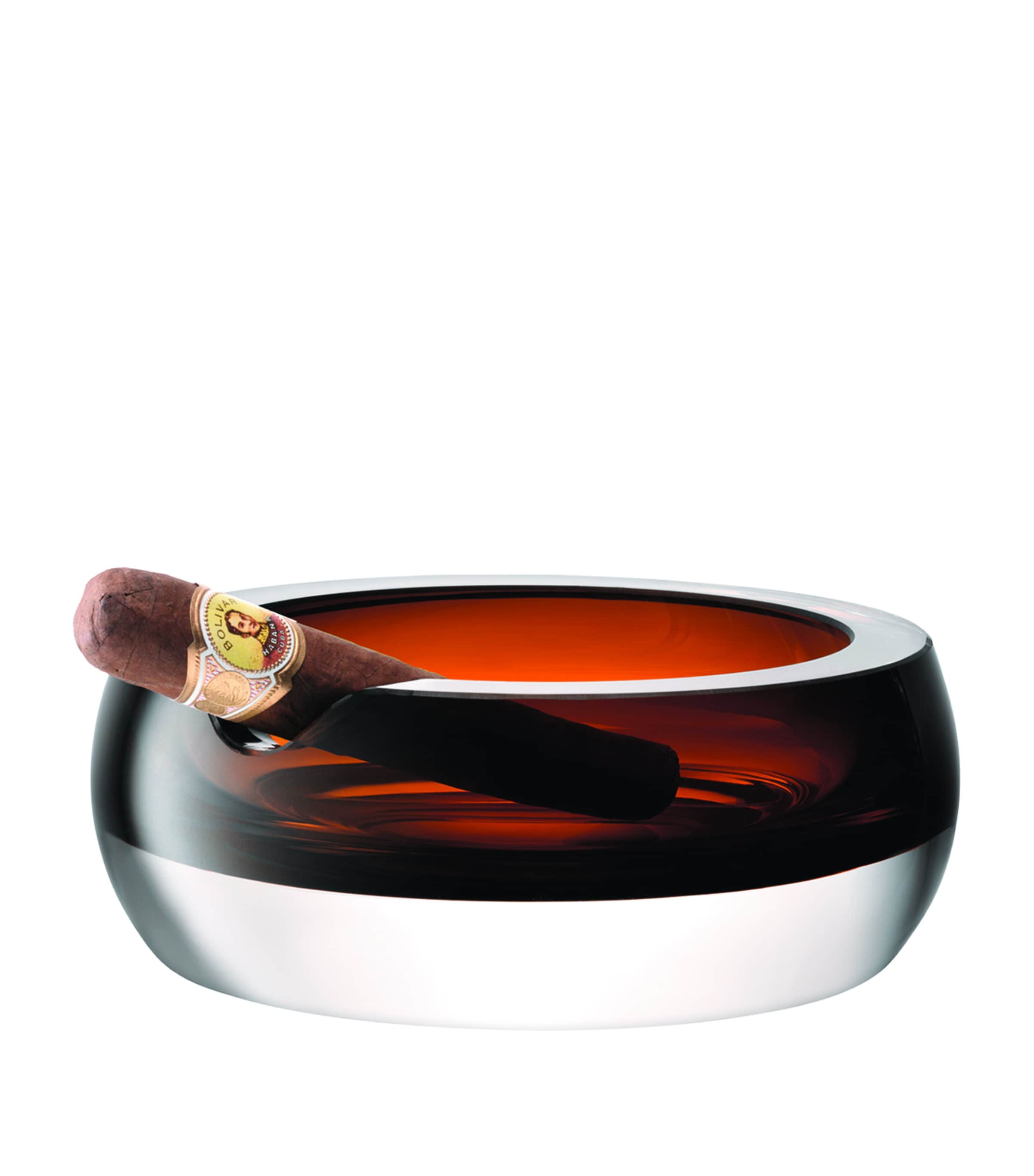 Whisky Club Cigar Ashtray PEAT BROWN Image 2
