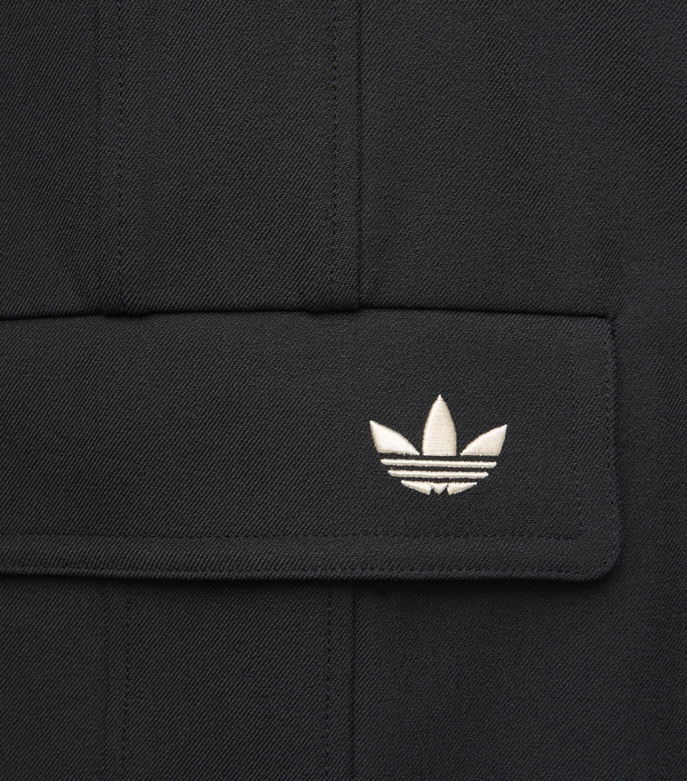 adidas Mens x Wales Bonner Popper Trousers Black Image 5