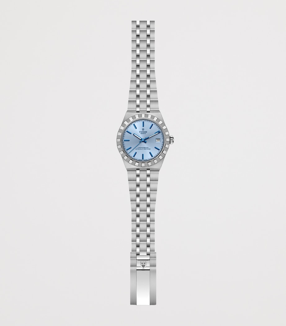 TUDOR Royal Stainless Steel Watch 36mm Blue Image 2