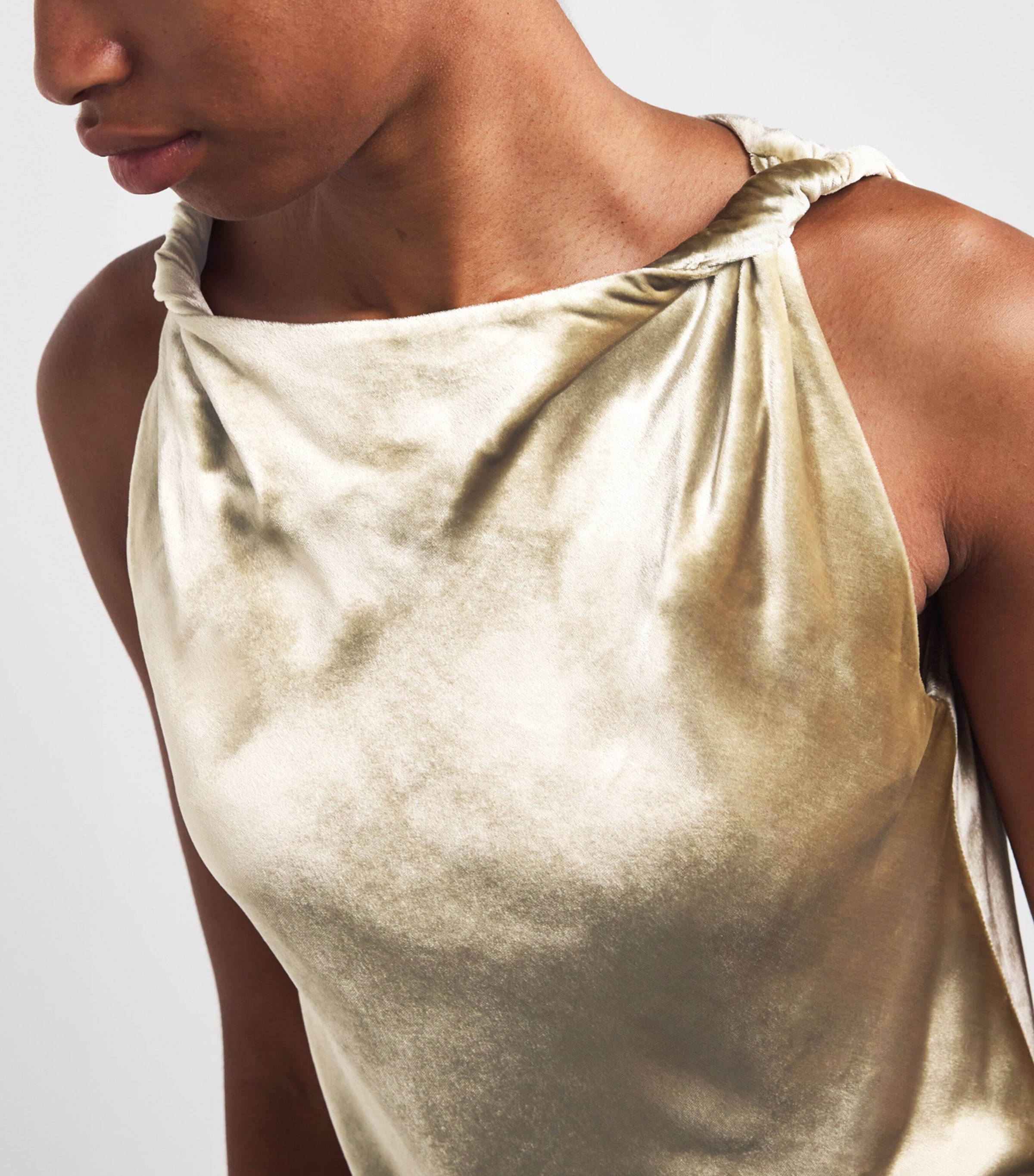 Velvet Selima Top CHAMPAGNE Image 6
