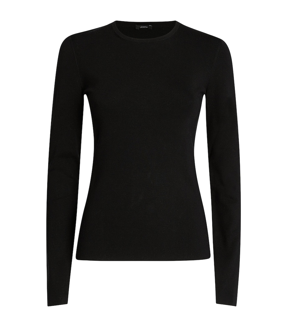 Silk Stretch Jumper BLACK Image 1