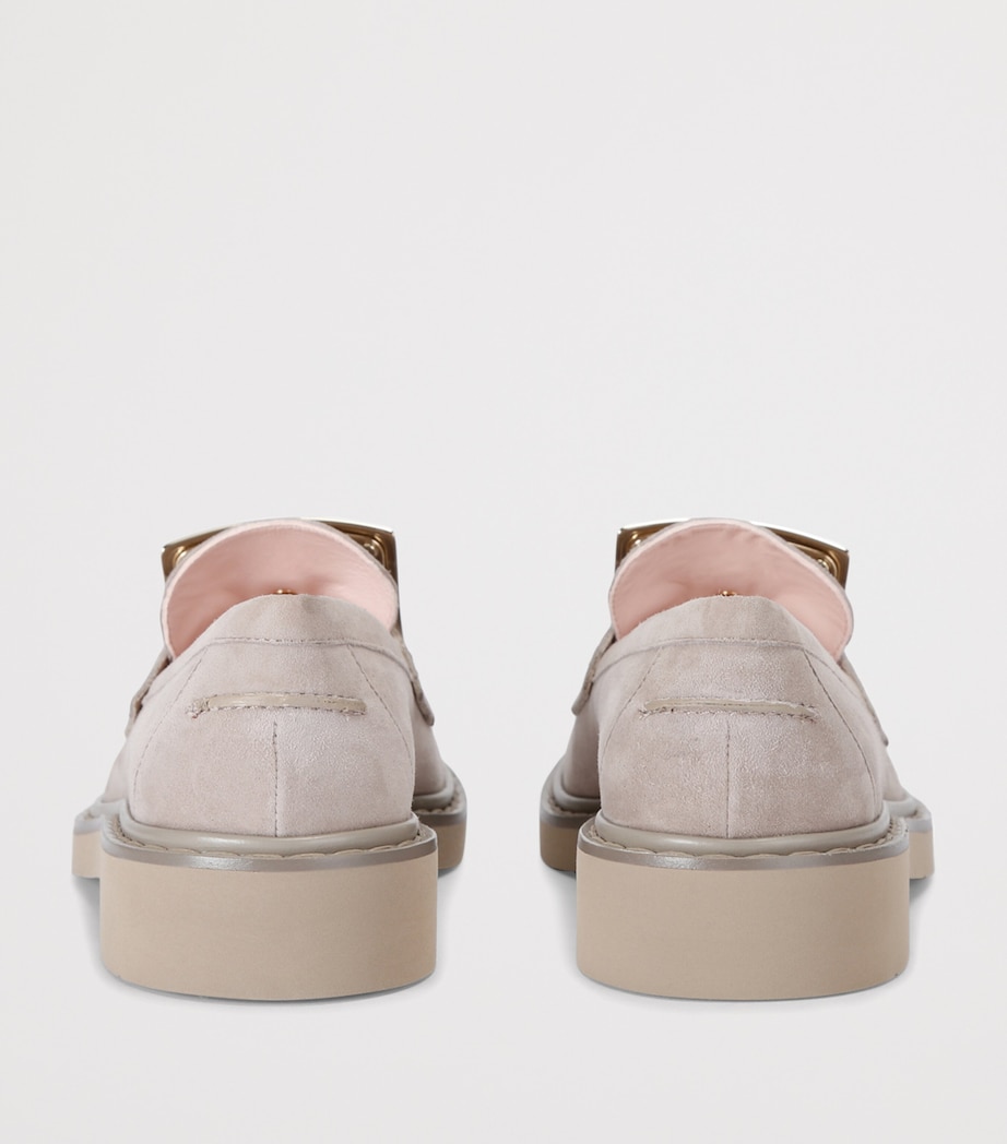 Suede Viv' Rangers Loafers BEIGE Image 2