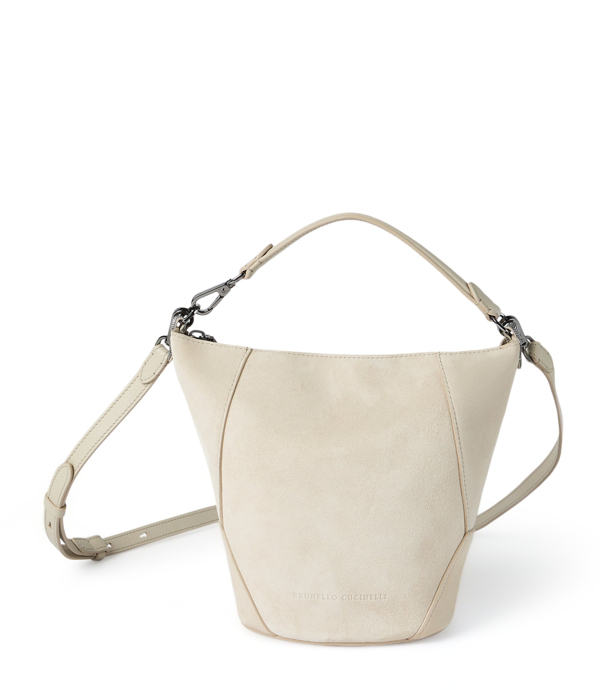 Brunello Cucinelli Suede BC Duo Cross-Body Bag Image 1