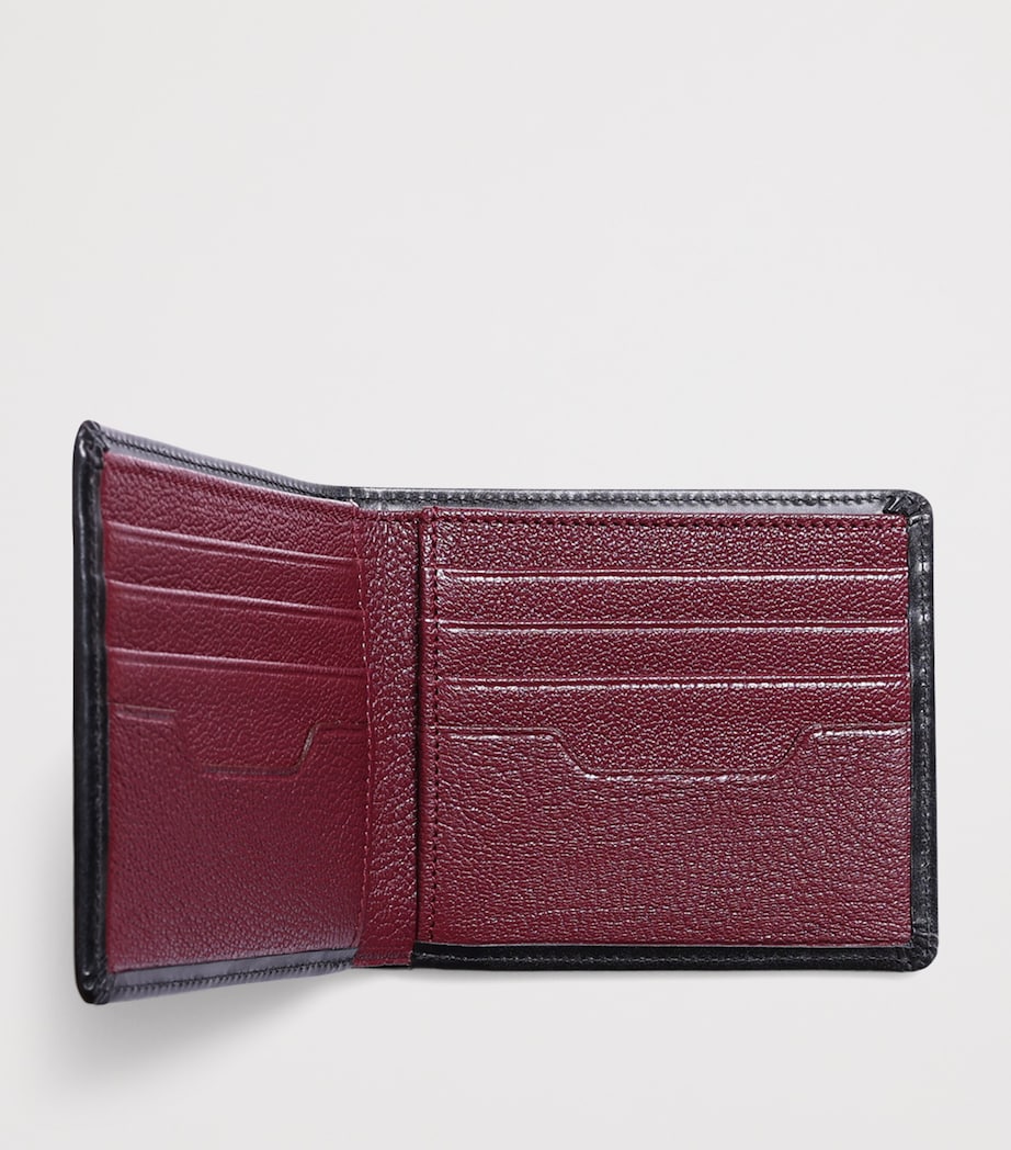Leather Bifold Wallet BLACK/BLACK Image 3