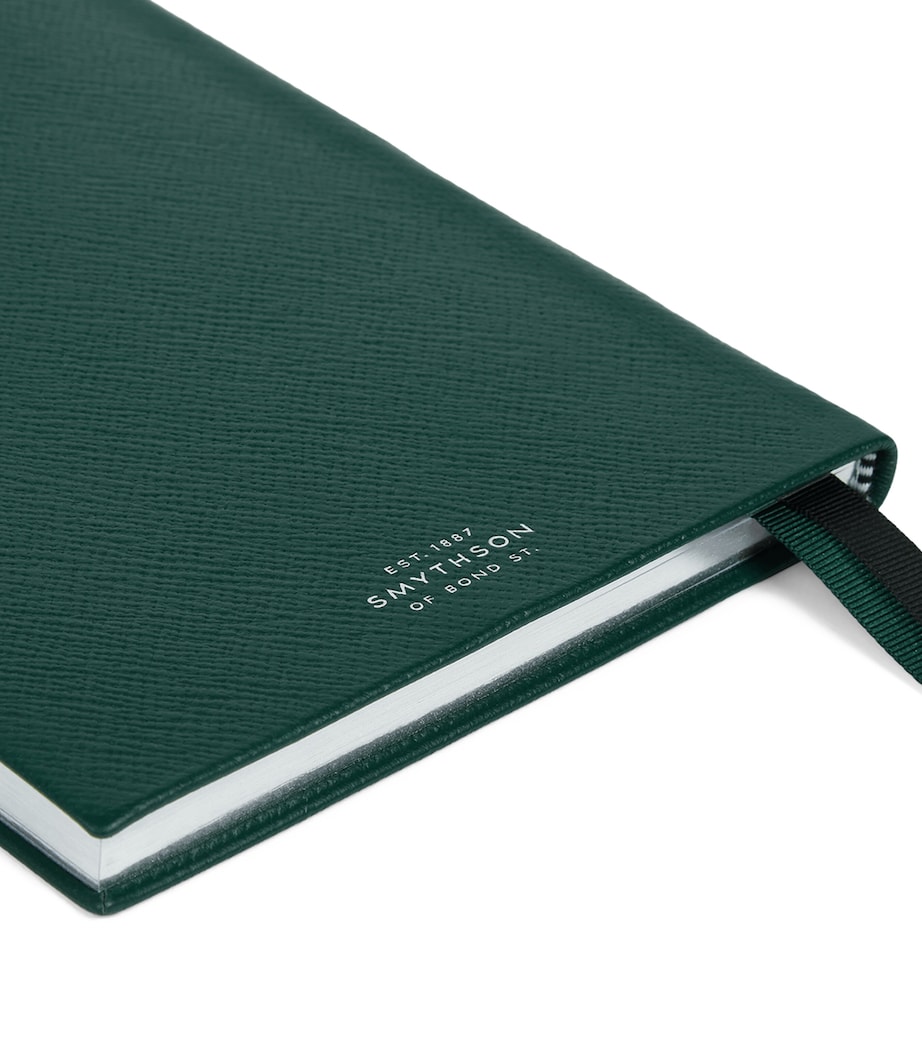Leather Soho A5 2026 Diary FOREST GREEN Image 6