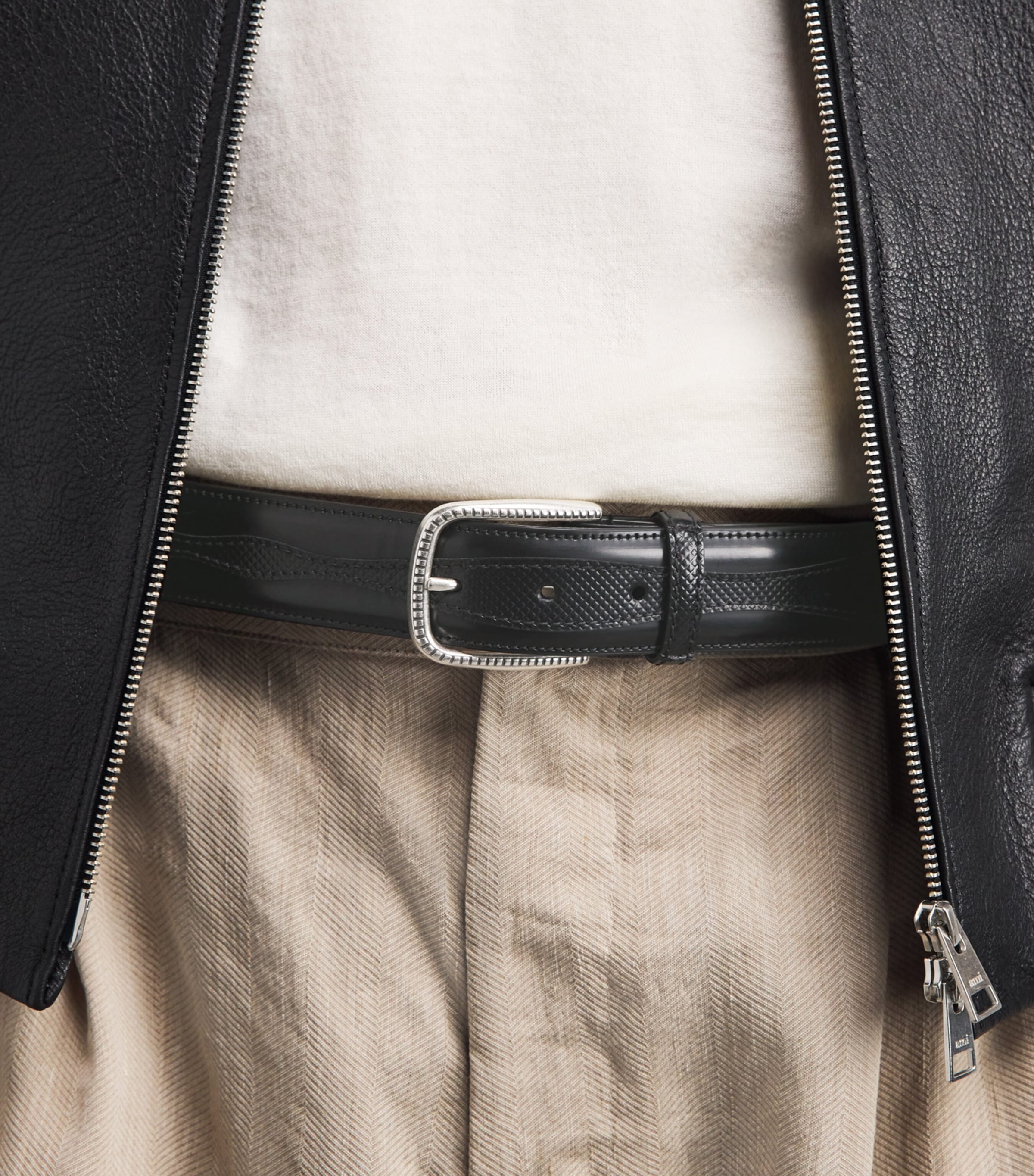 Elliot Rhodes Leather Jolson Belt Black Image 2