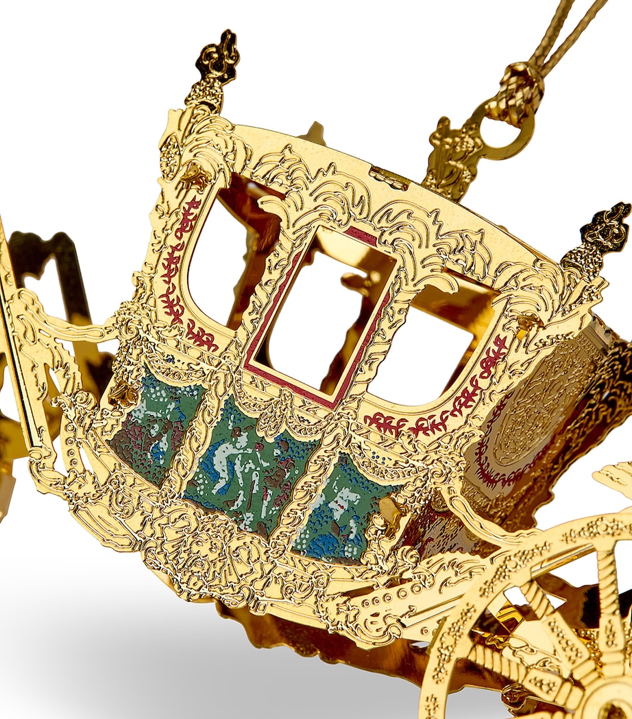 Royal Carriage Ornament GOLD Image 2