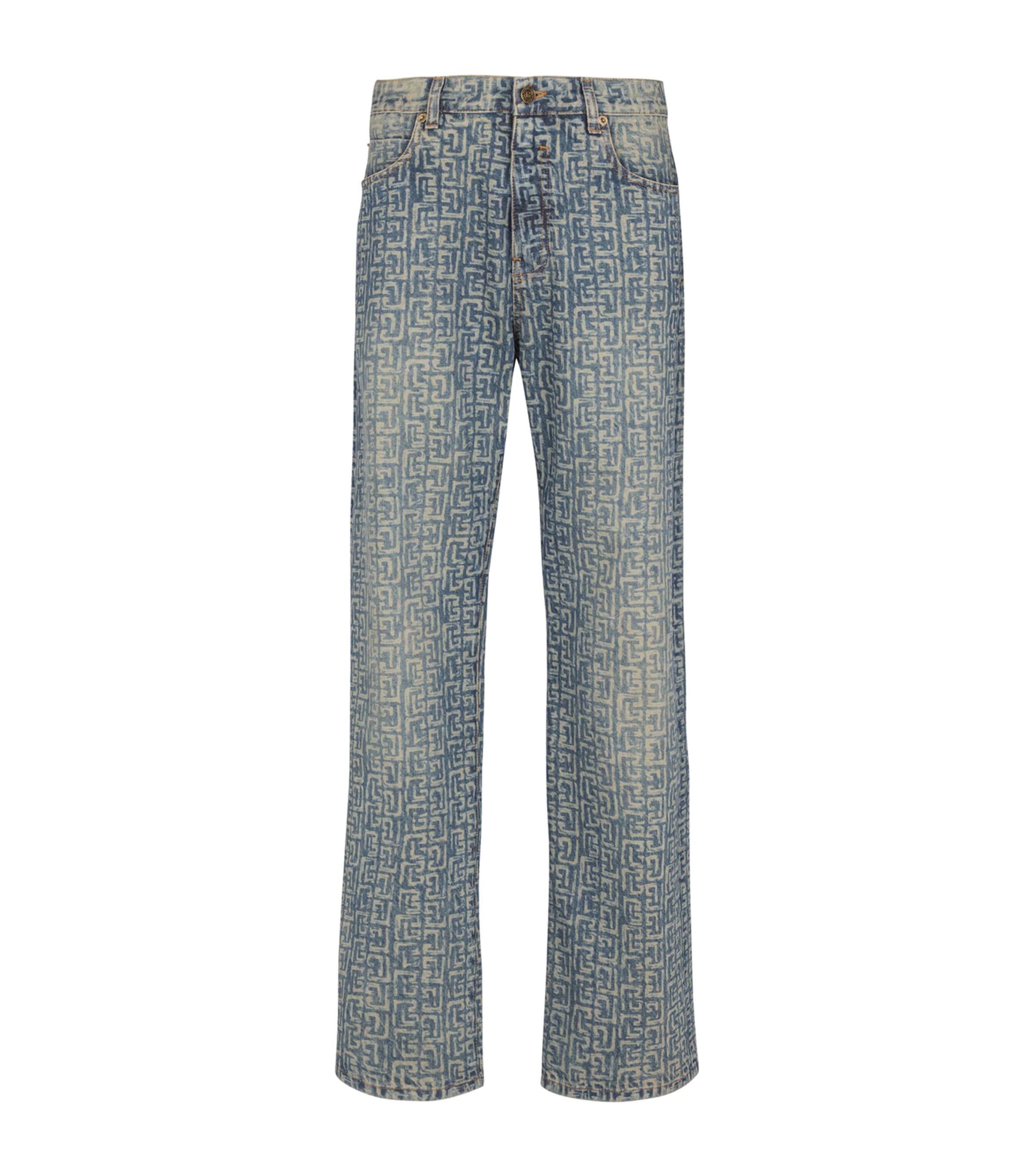 Monogram Relaxed Jeans 6AW BLEU JEAN D+LAV+ Image 1