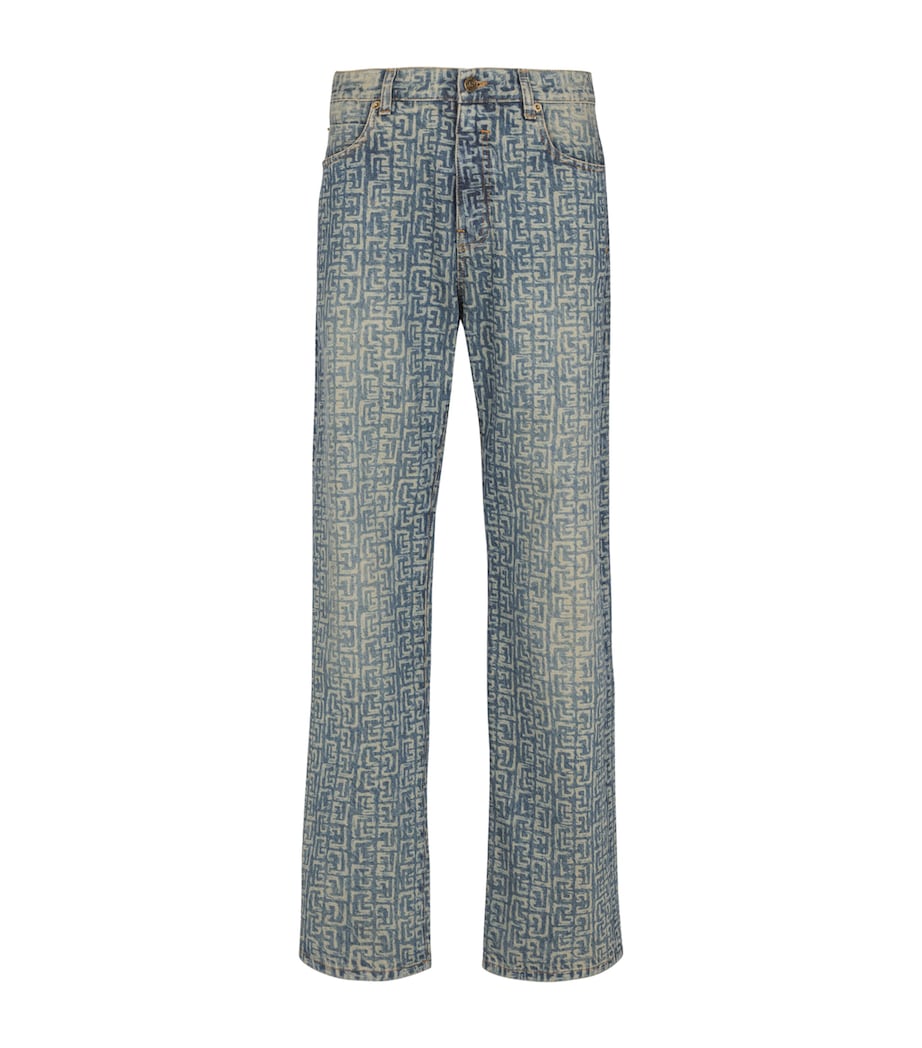 Monogram Relaxed Jeans 6AW BLEU JEAN D+LAV+ Image 1