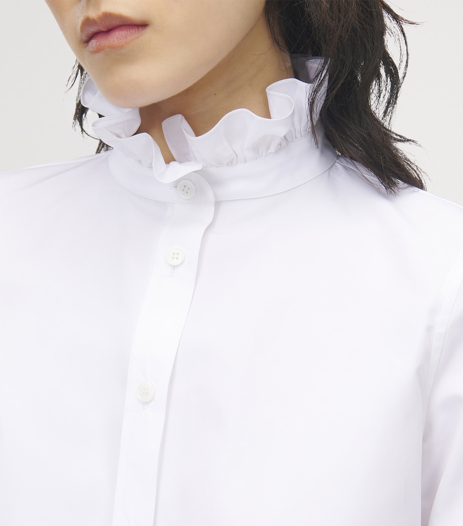 Cotton High-Neck Shirt 9000 Image 6