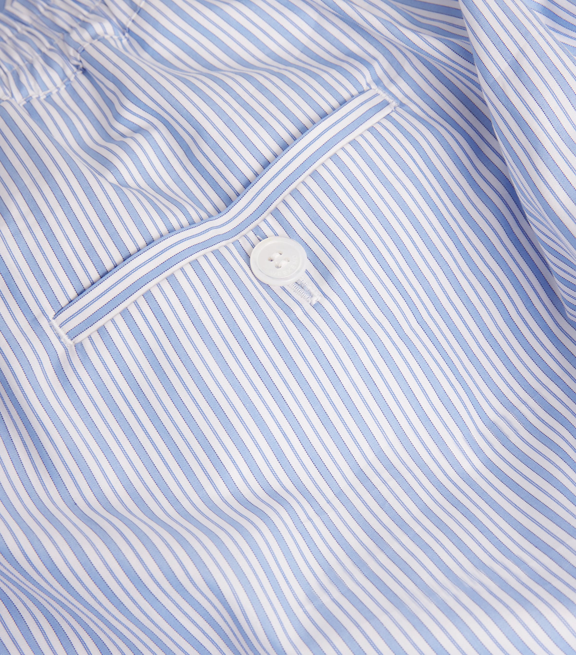 Cotton Wide-Leg Trousers LIGHT BLUE Image 5