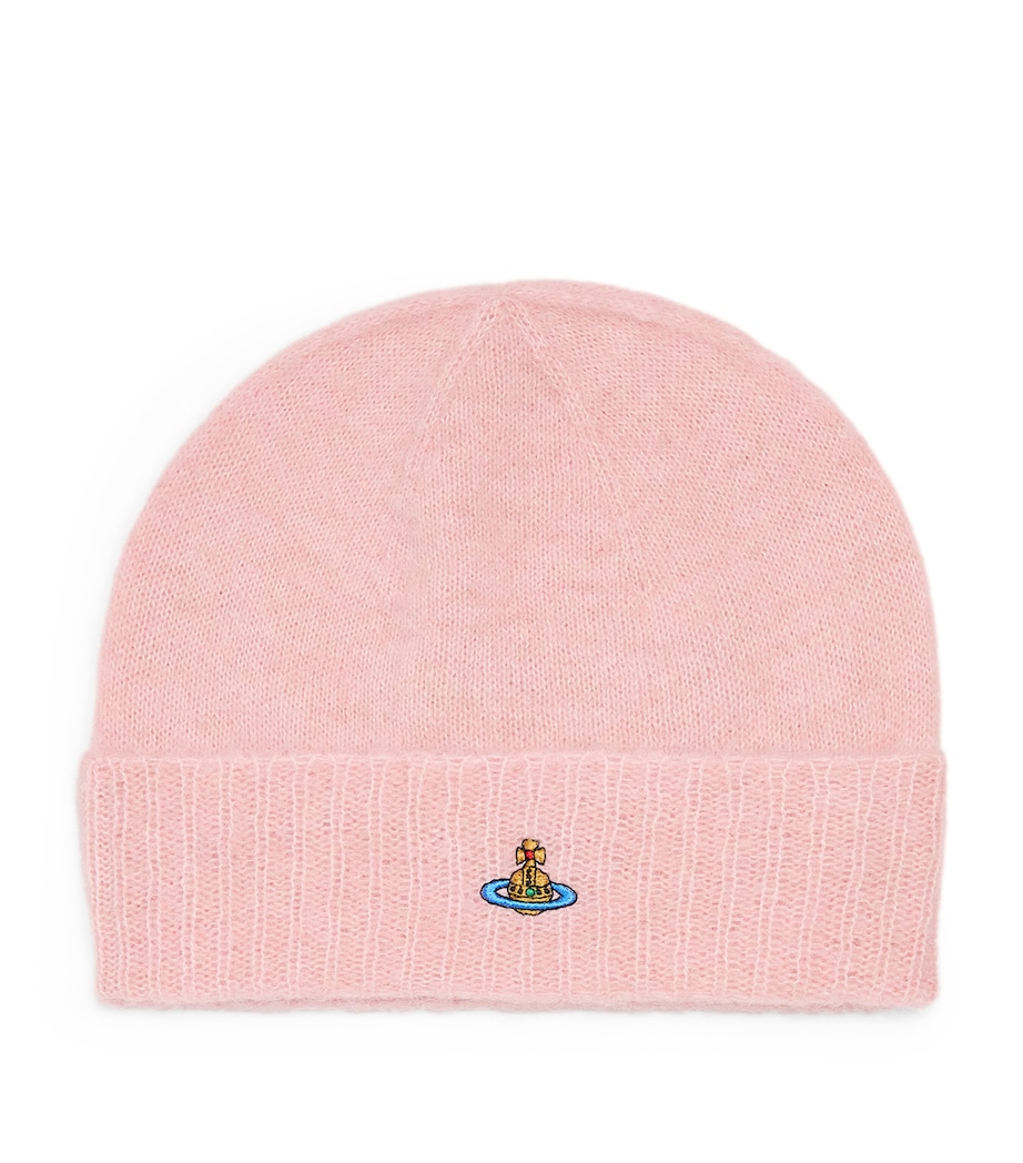 Alpaca-Blend Orb Beanie G401 PINK Image 1