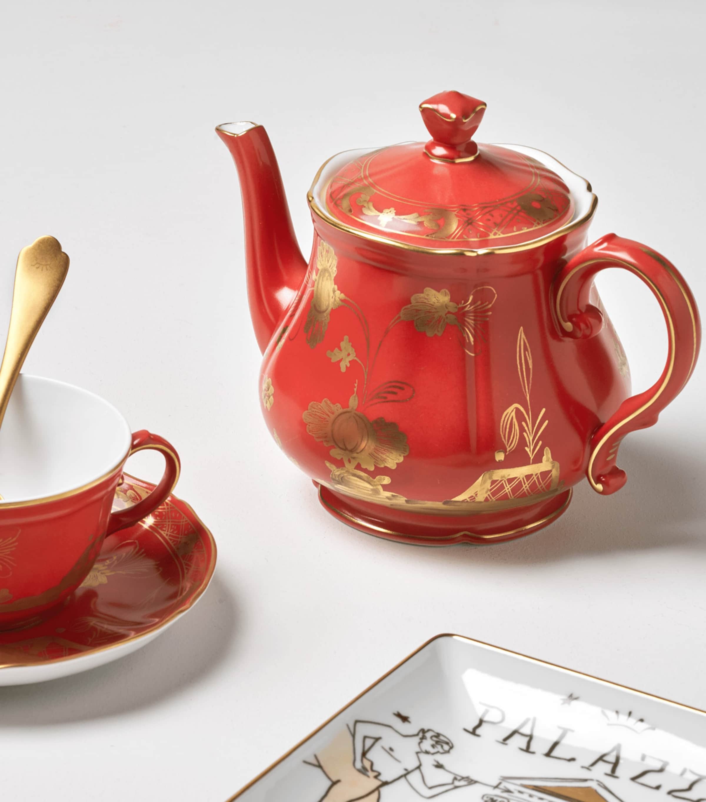 GINORI 1735 Oriente Italiano Rubrum Teapot (680ml) Image 3
